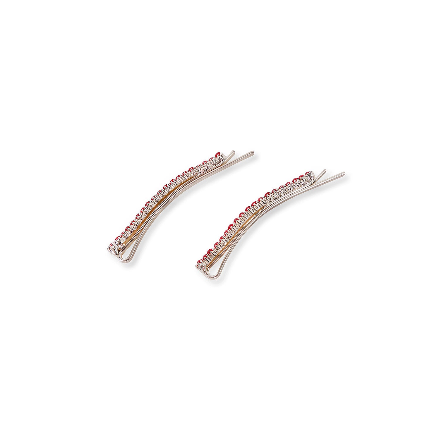Stella Hair Slides in Red