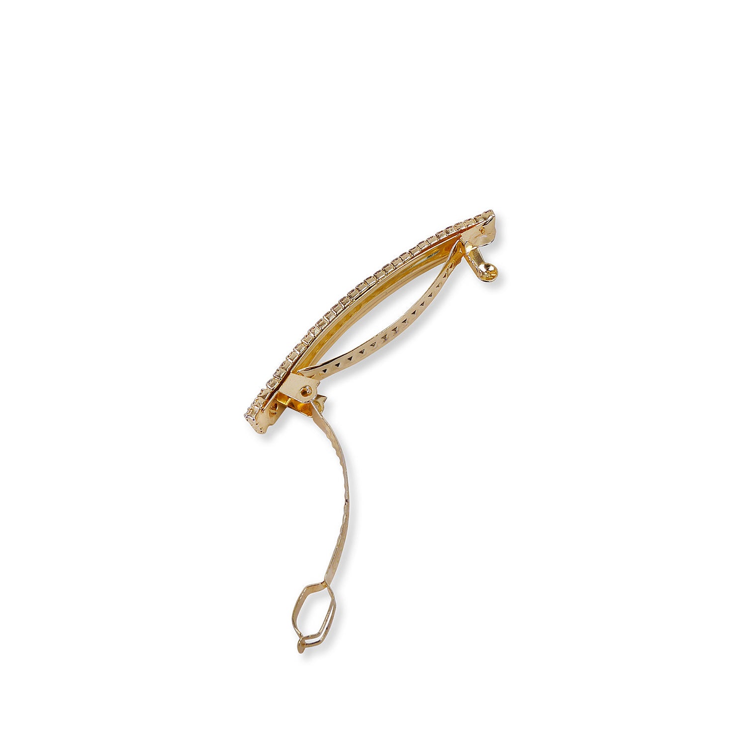 Triple Row Topaz Hair Clip