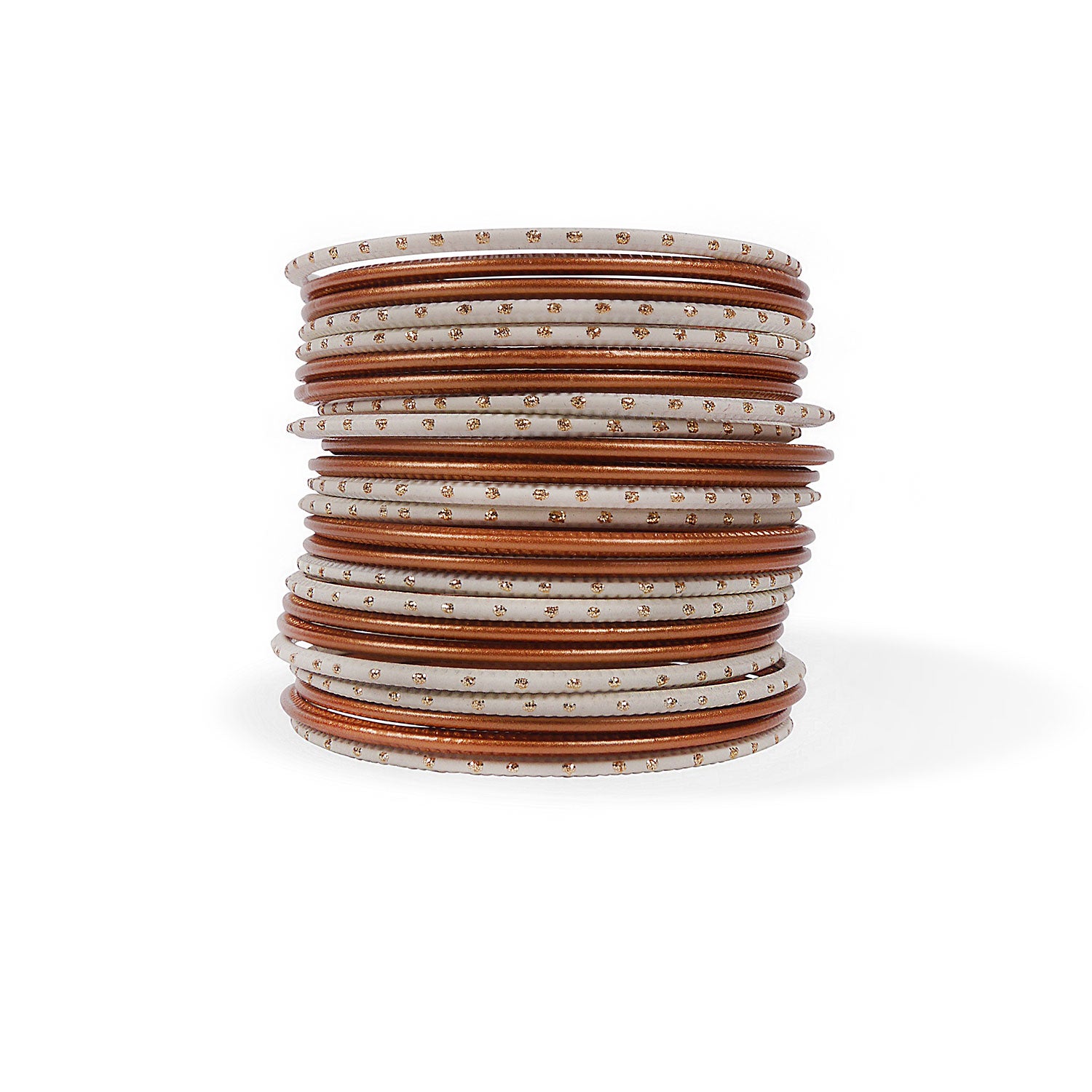 Caramel Brown Bangle Stack