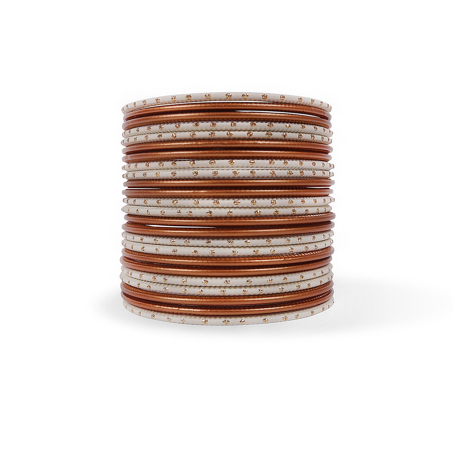 Caramel Brown Bangle Stack