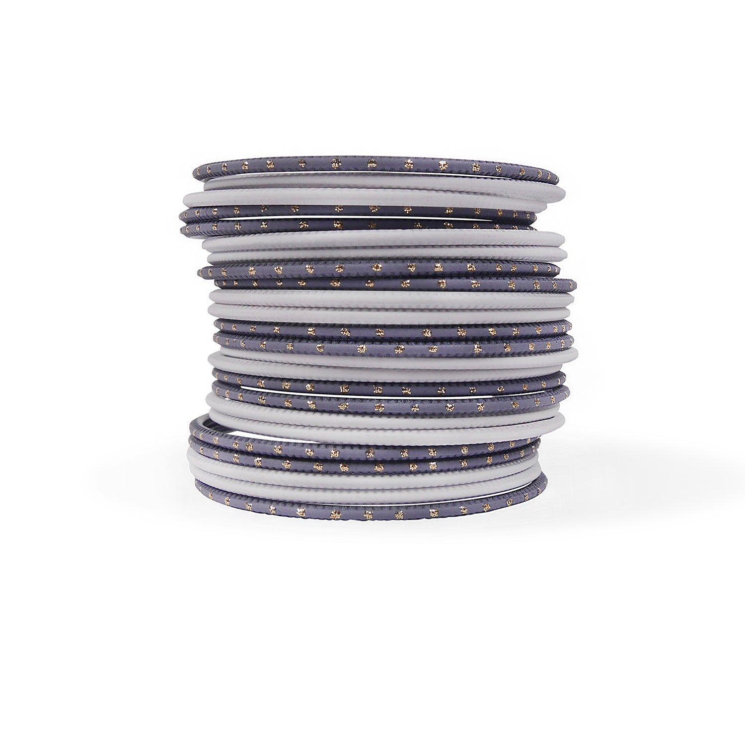 Cool Grey Bangle Stack