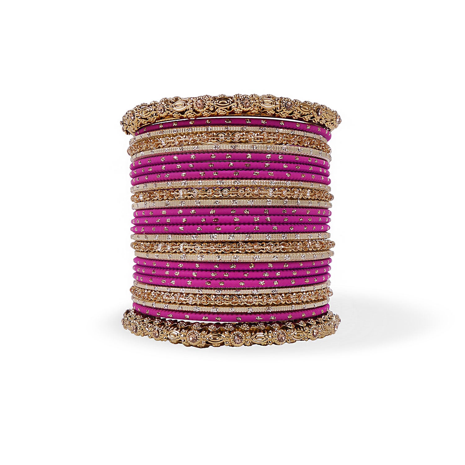 Classic Bangle Set in Plum Purple