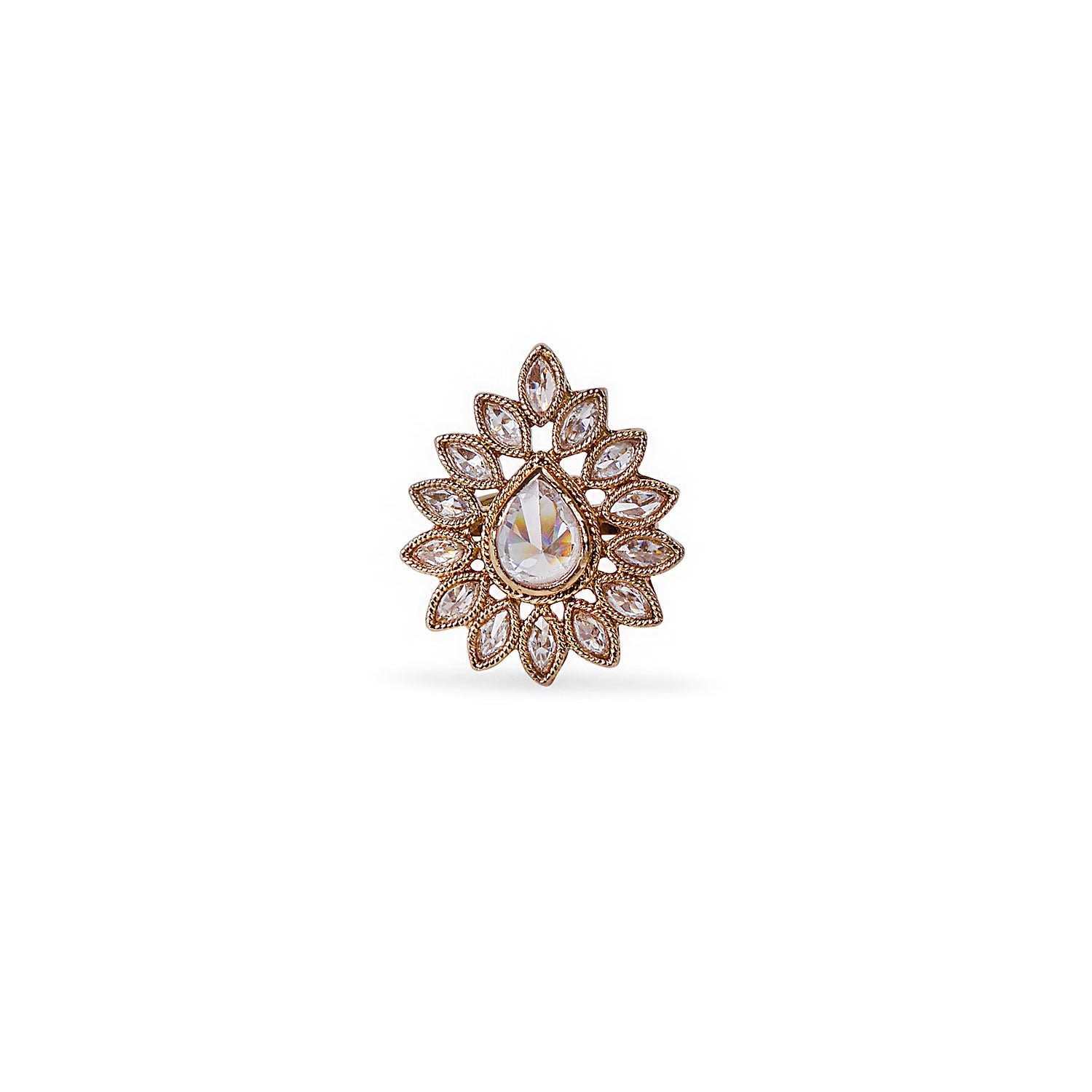 Saveri Ring in White