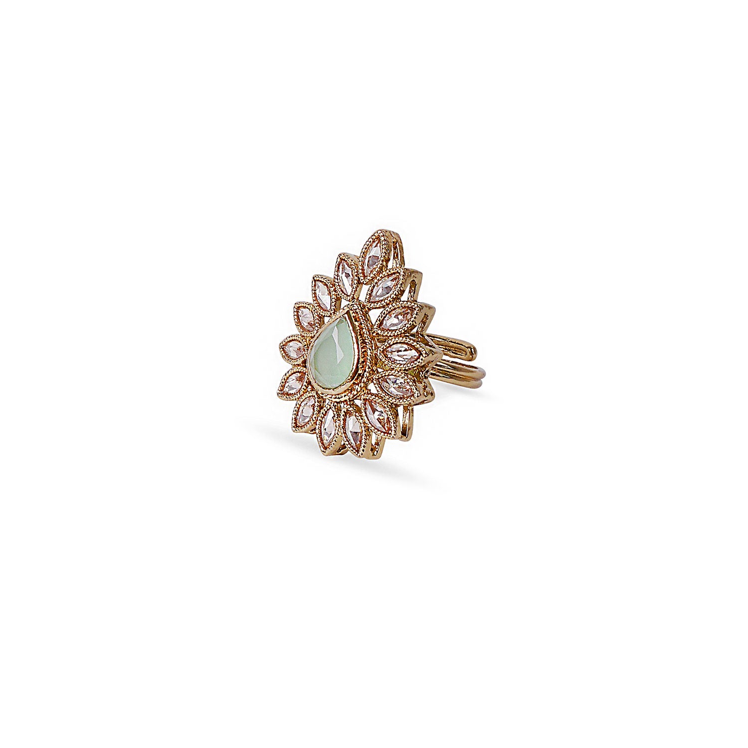 Saveri Ring in Mint