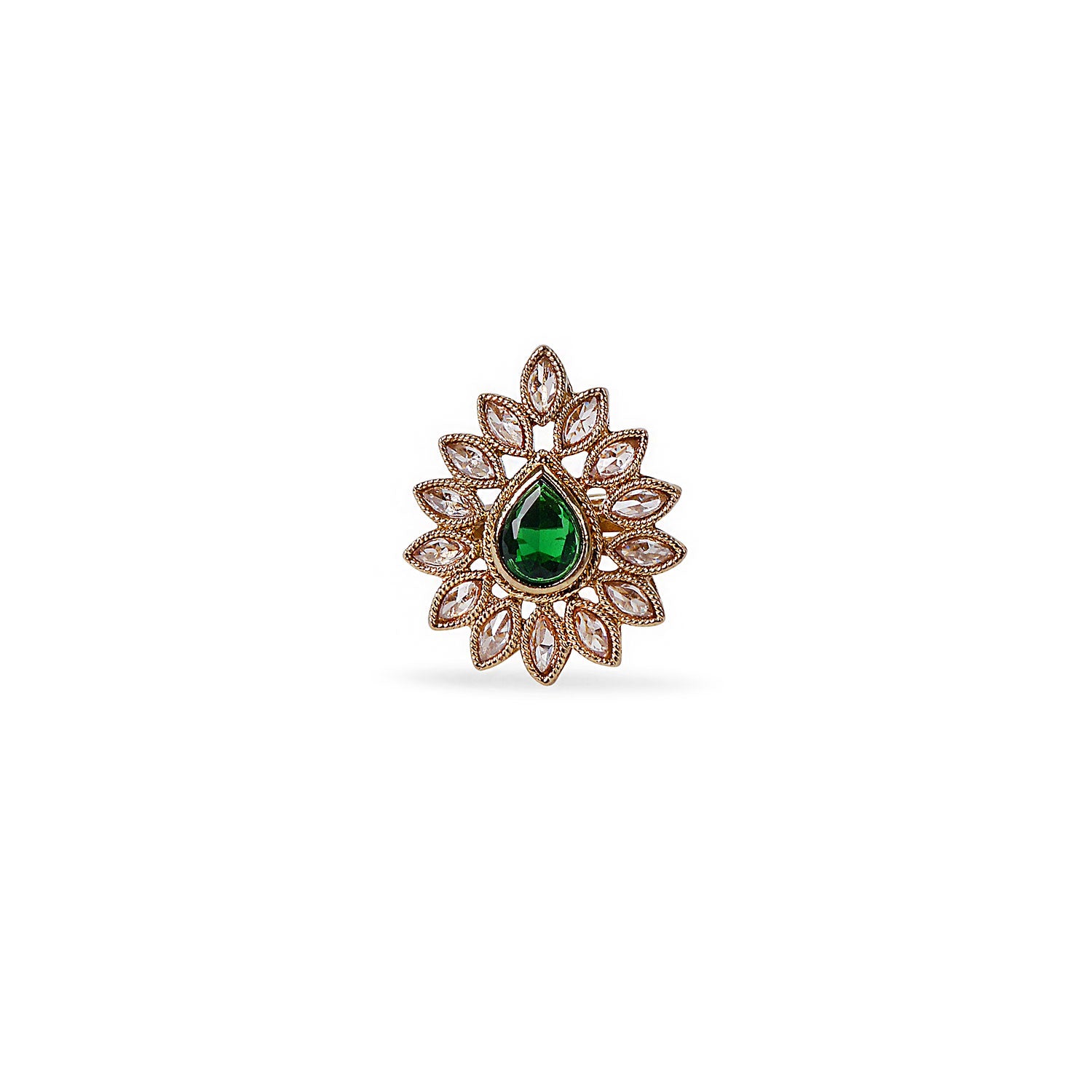 Saveri Ring in Green