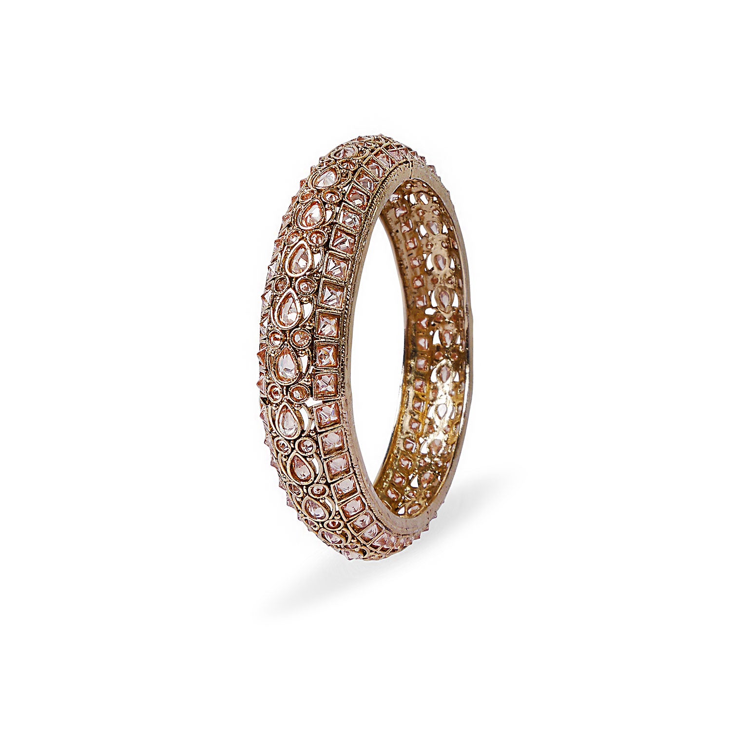 Parvini Classic Bangle in Light Topaz