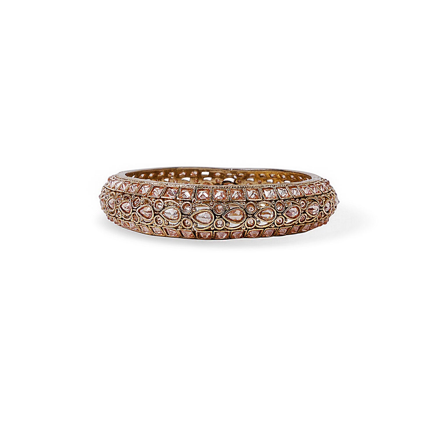 Parvini Classic Bangle in Light Topaz