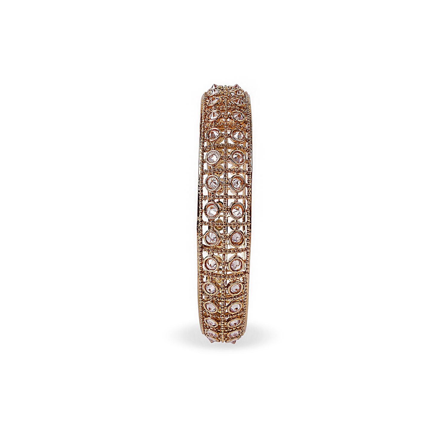 Suman Indian Bangle in Antique Gold