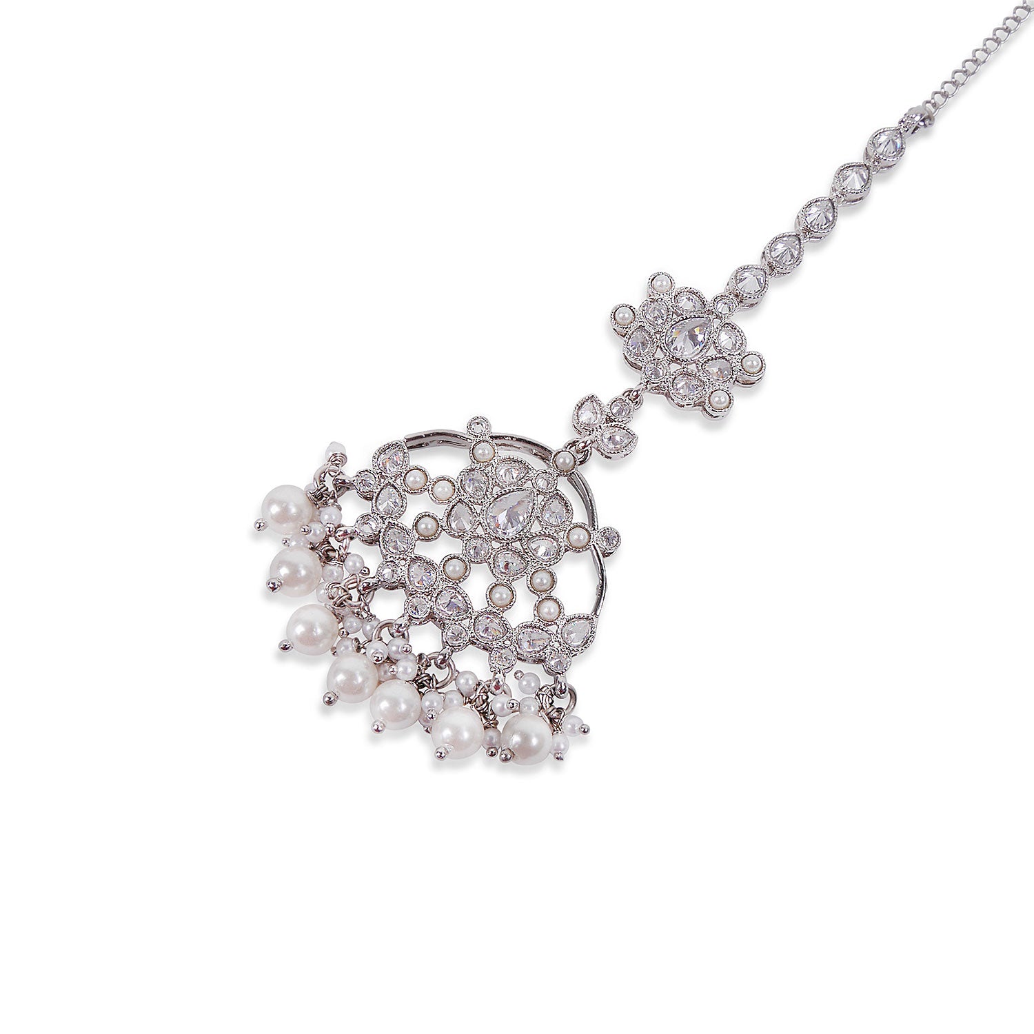 Masoom Large Tikka in Pearl and Rhodium