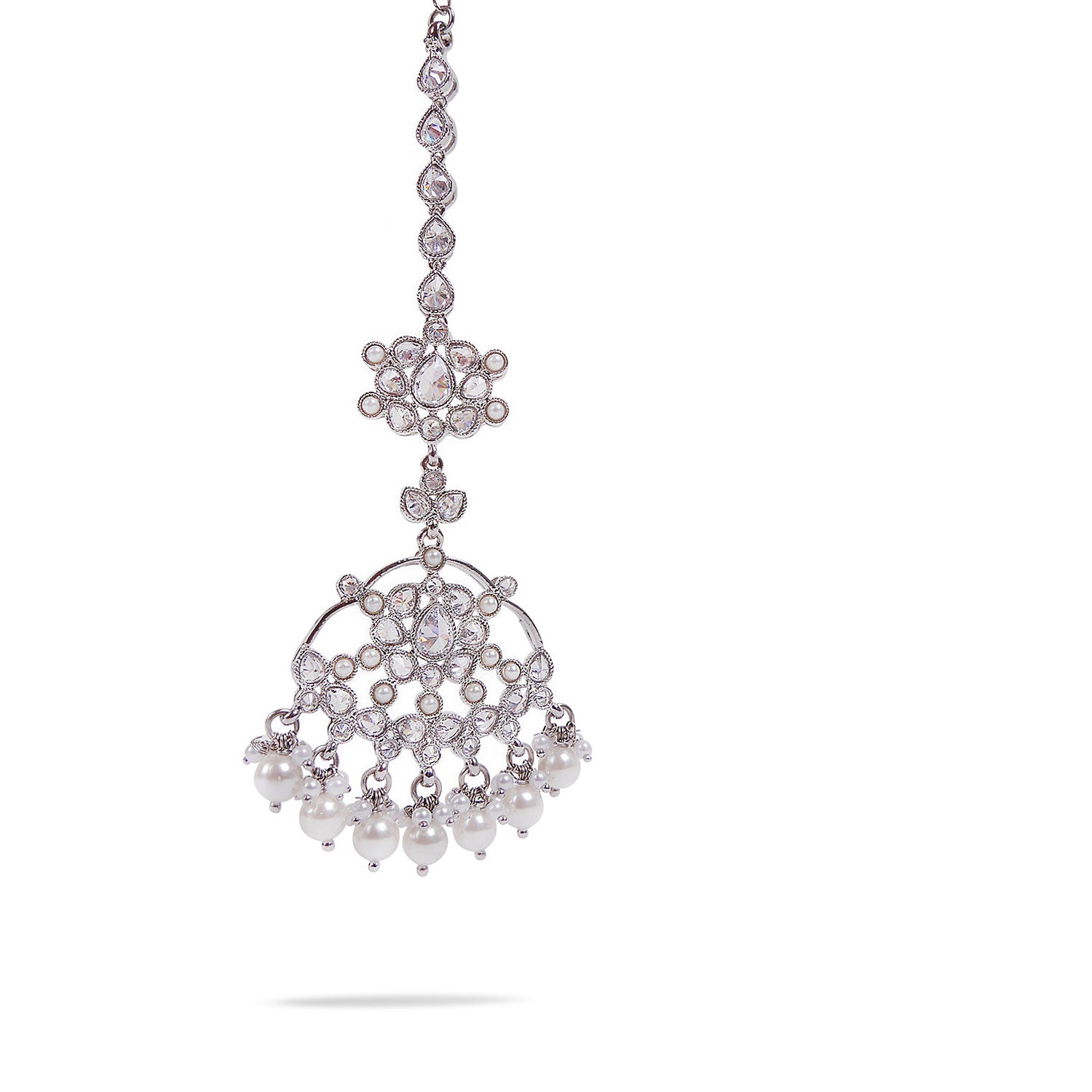 Masoom Large Tikka in Pearl and Rhodium