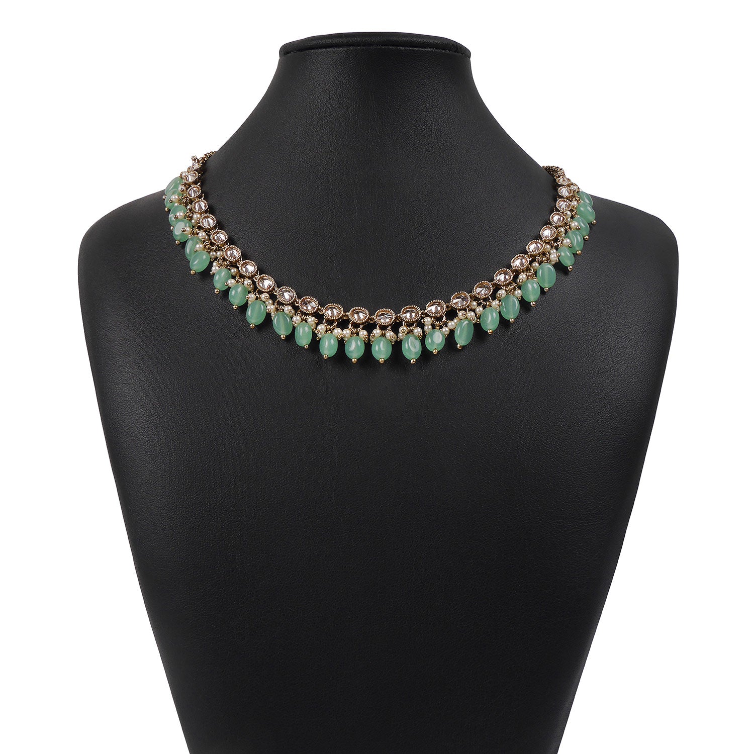 Florina Necklace Set in Mint