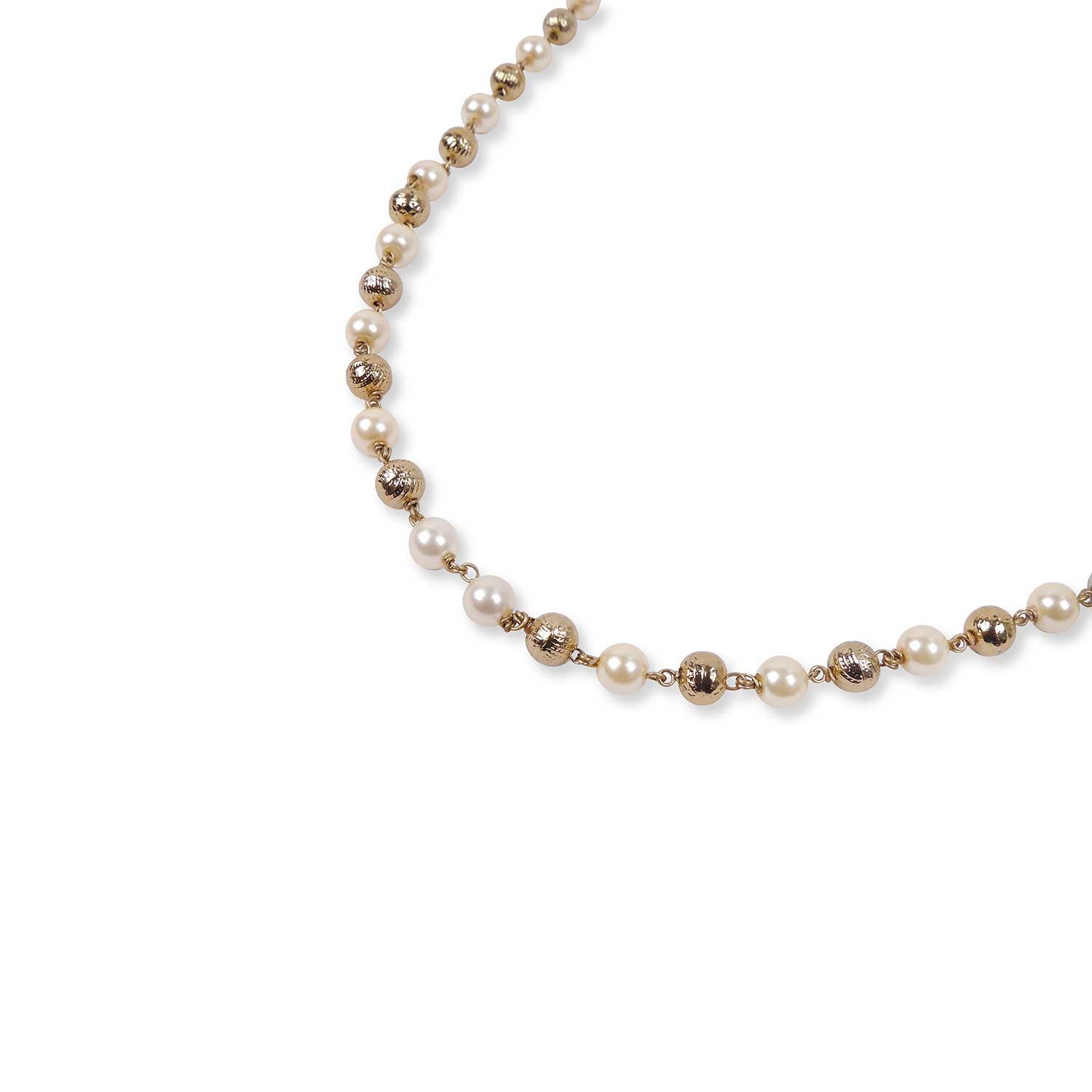 Pearl and Gold Bead Chain
