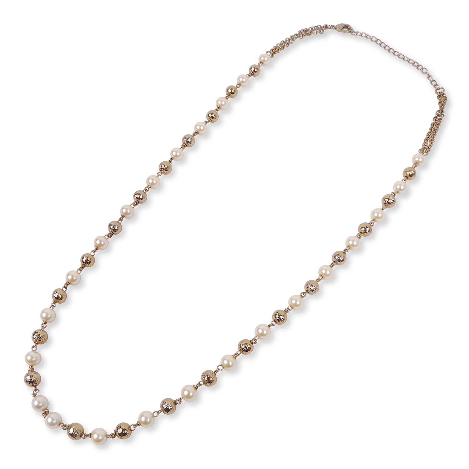 Pearl and Gold Bead Chain