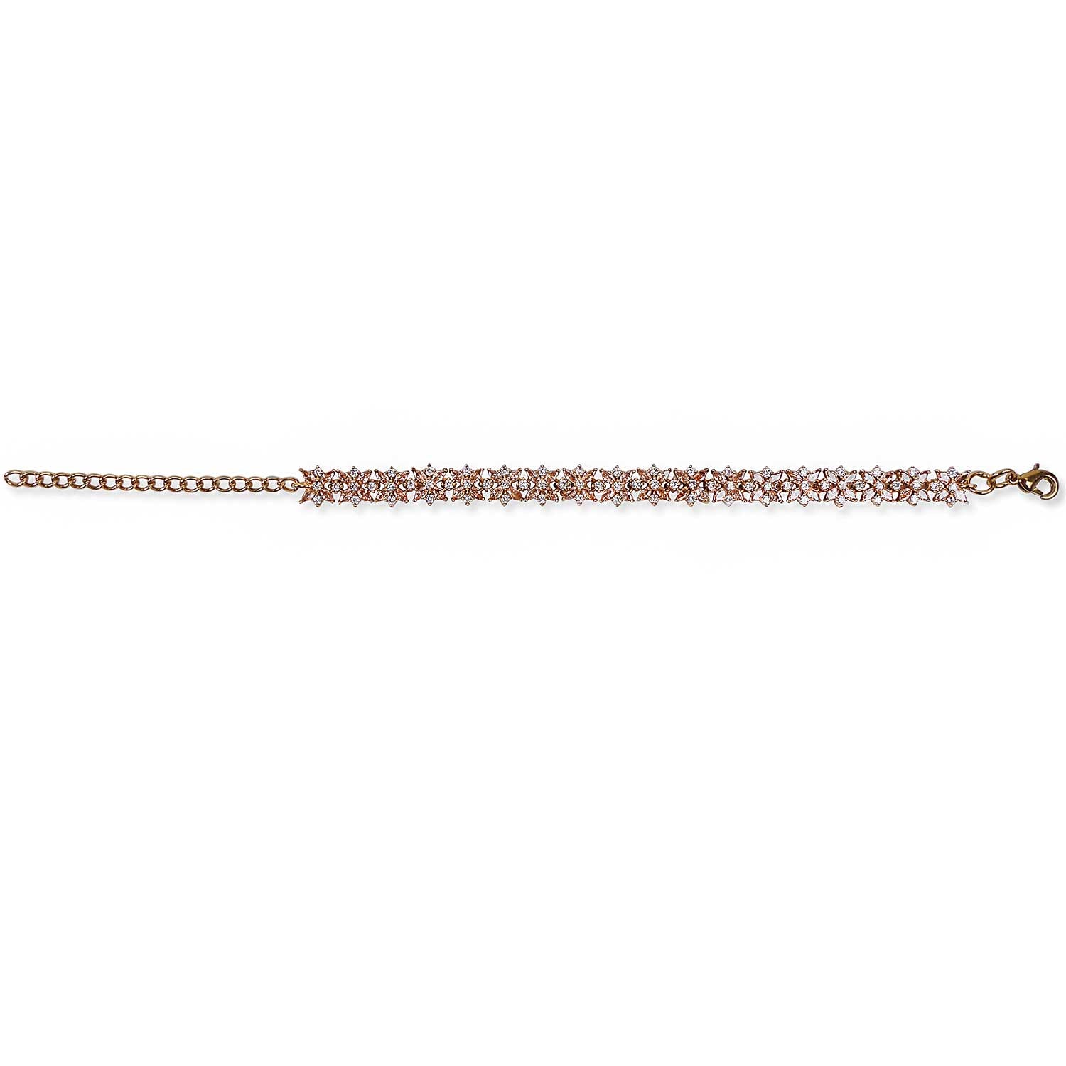 Cubic Zirconia Celeste Bracelet in Light Topaz
