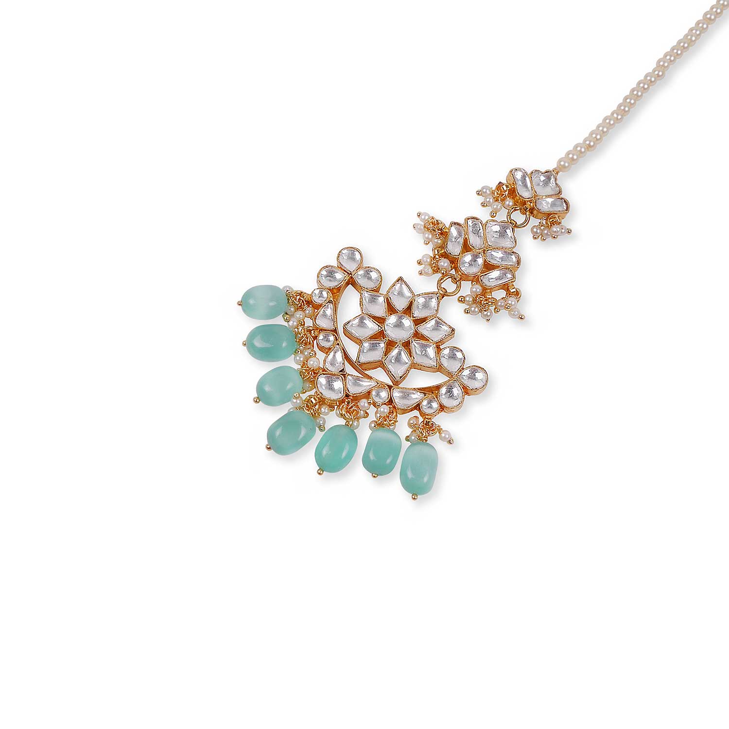 Ishani Kundan Tikka in Mint