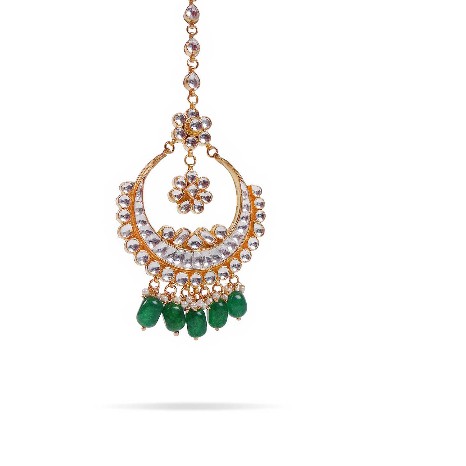 Devyani Kundan Tikka in Green