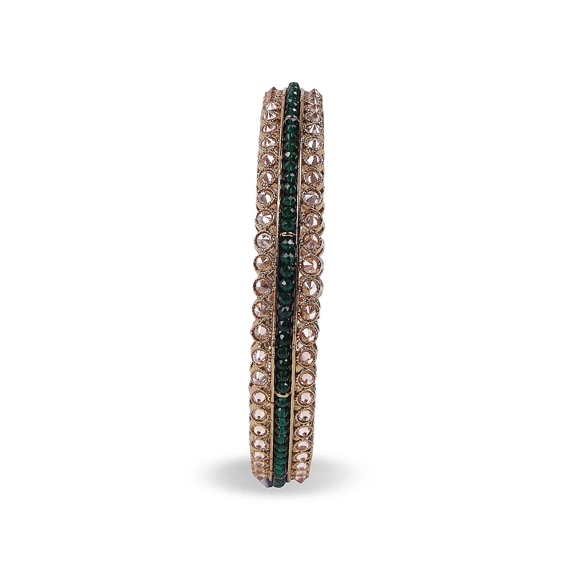 Saiya Green Crystal Bangle