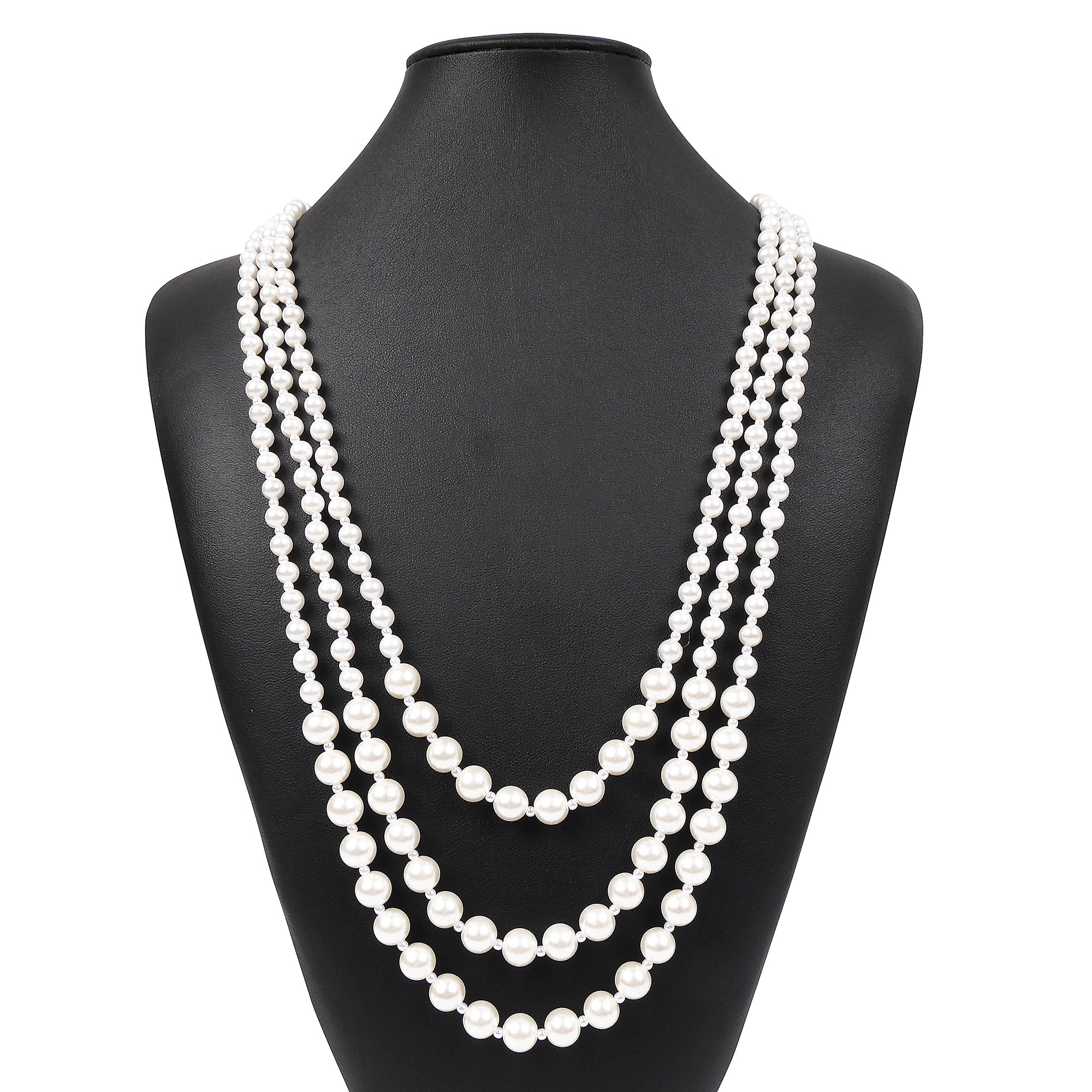 Ameerha Layered Pearl Long Chain
