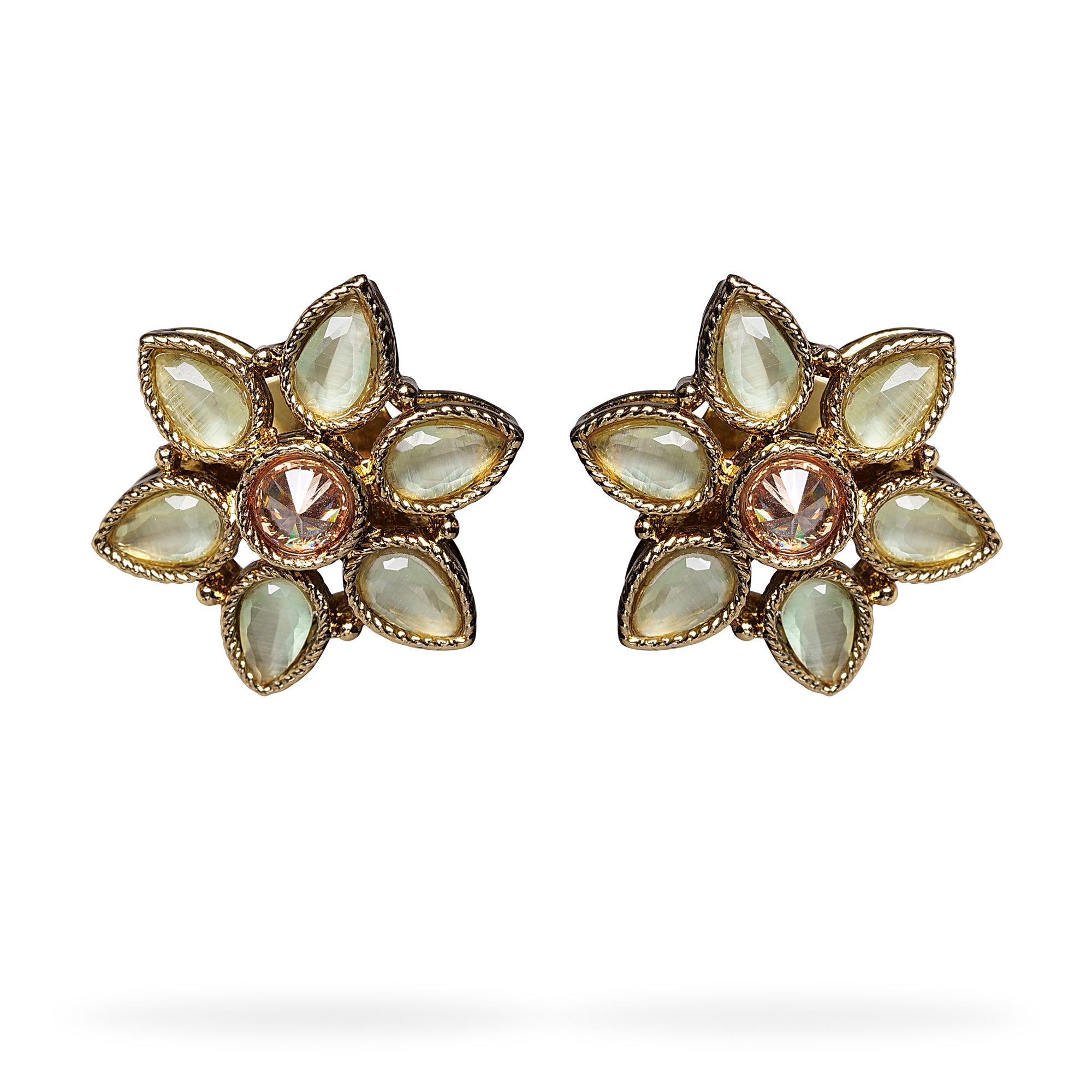 Joy Ear Studs in Mint
