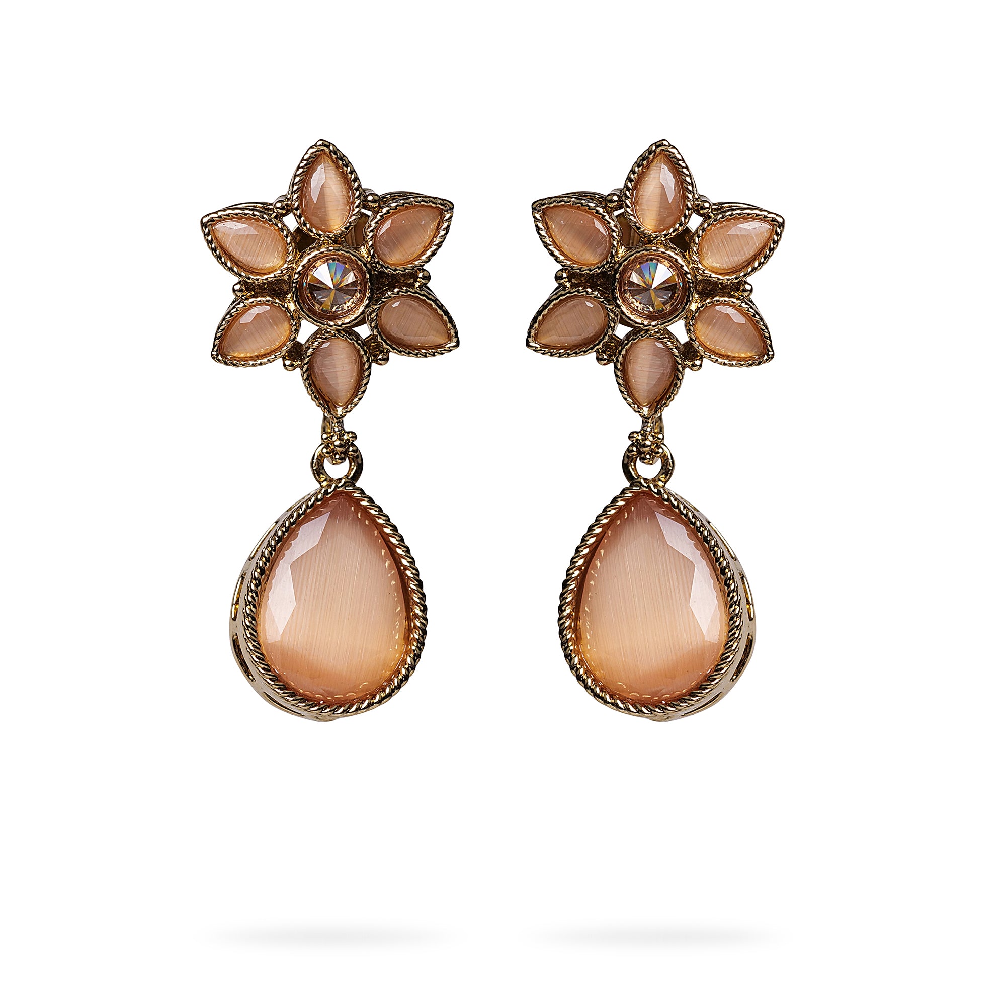 Joy Peach Earrings