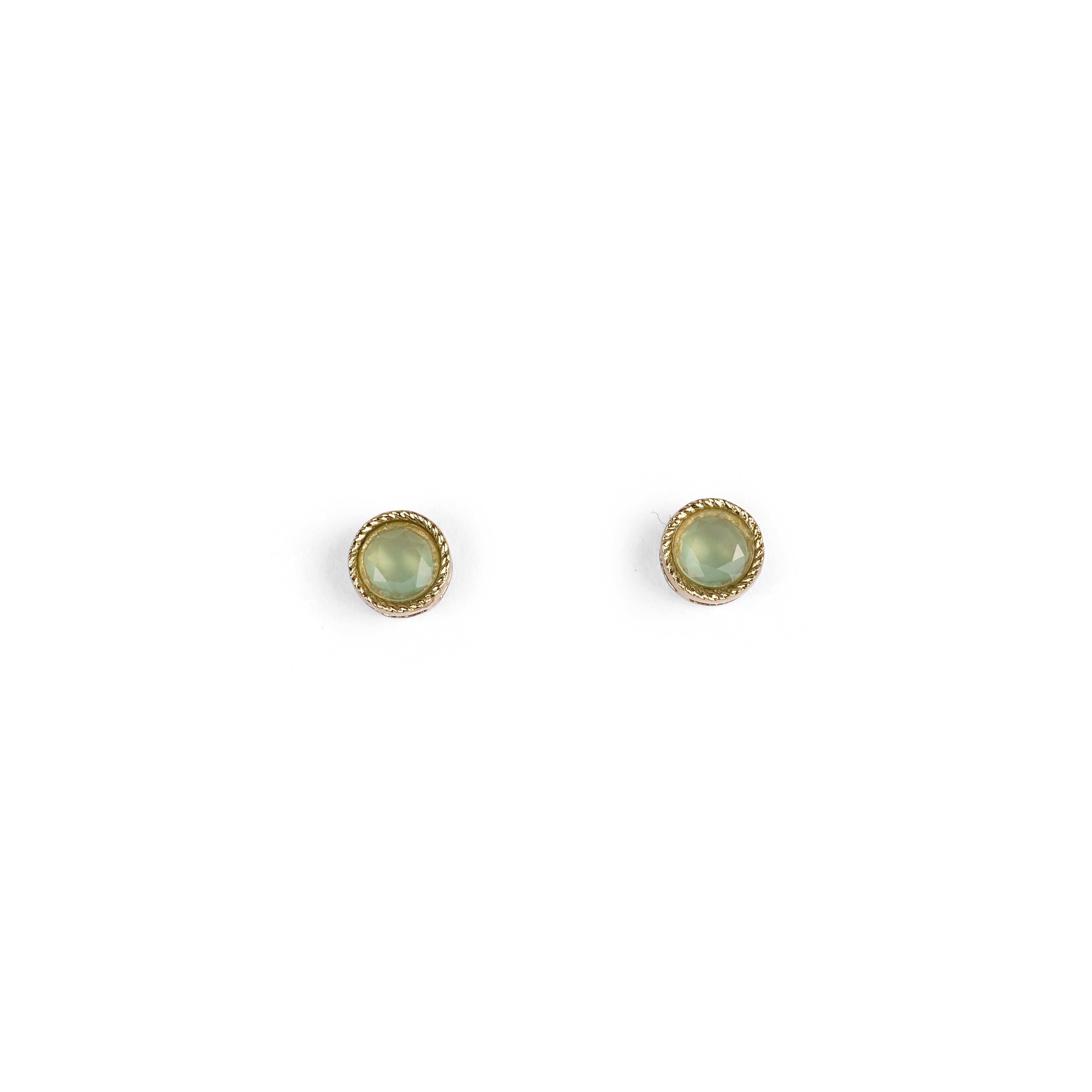 Lia 5mm Ear Studs in Mint