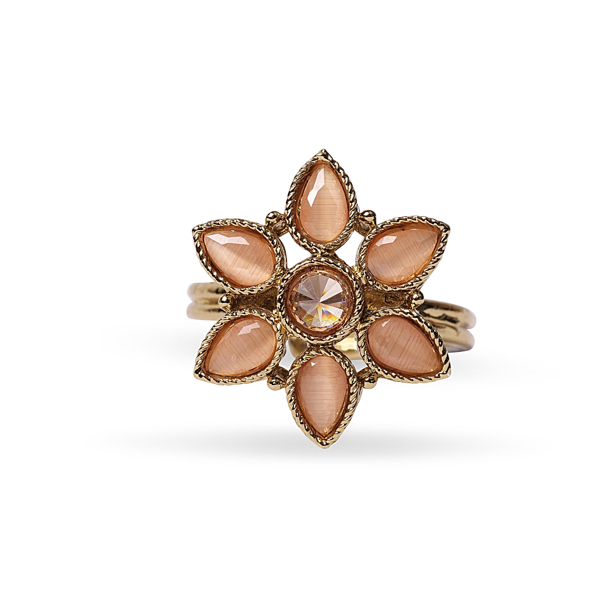 Joy Ring in Peach