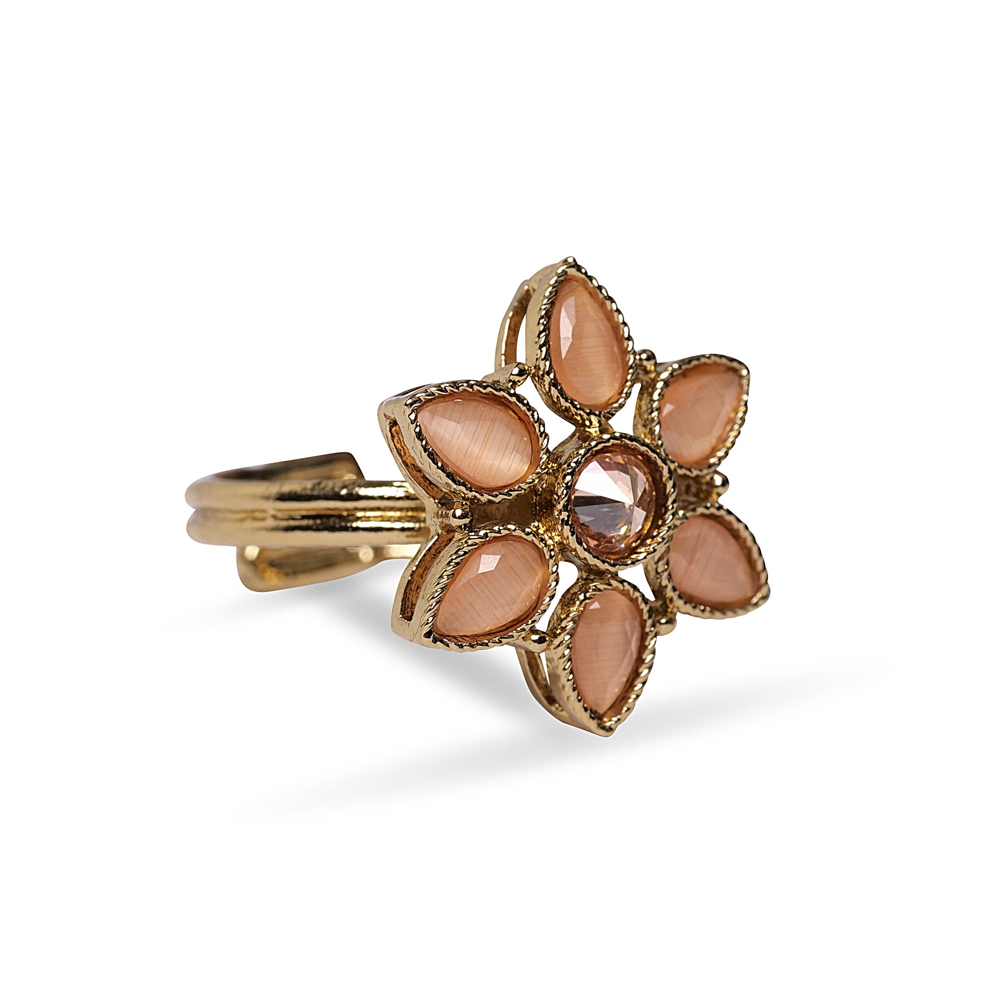 Joy Ring in Peach