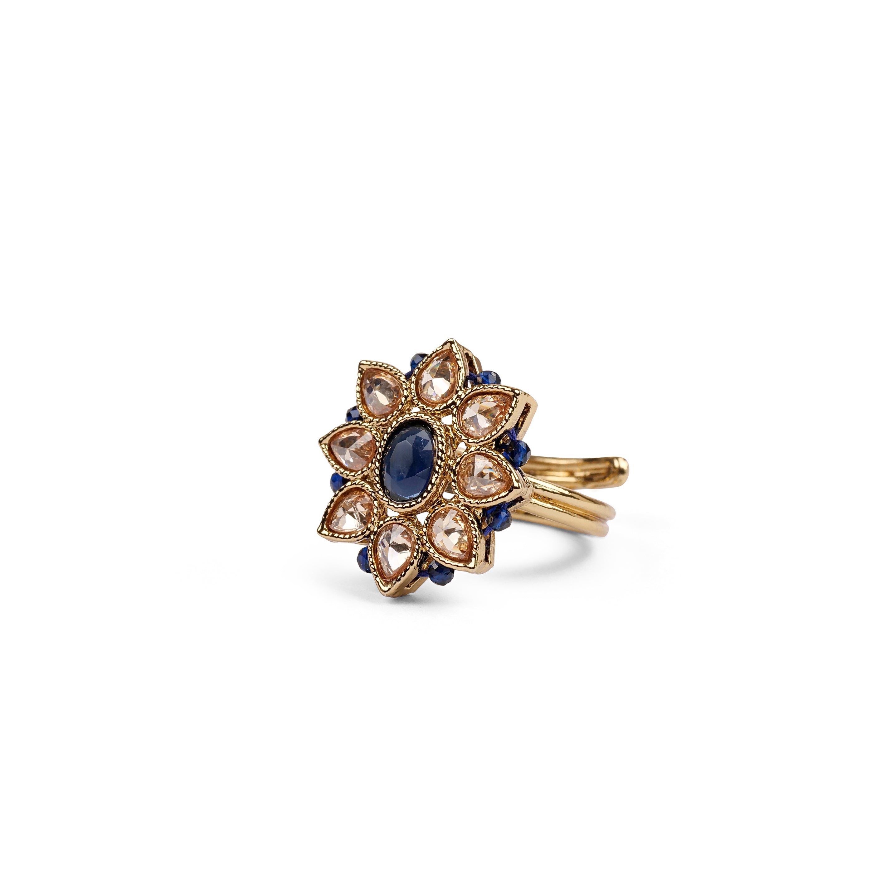 Marina Ring in Navy