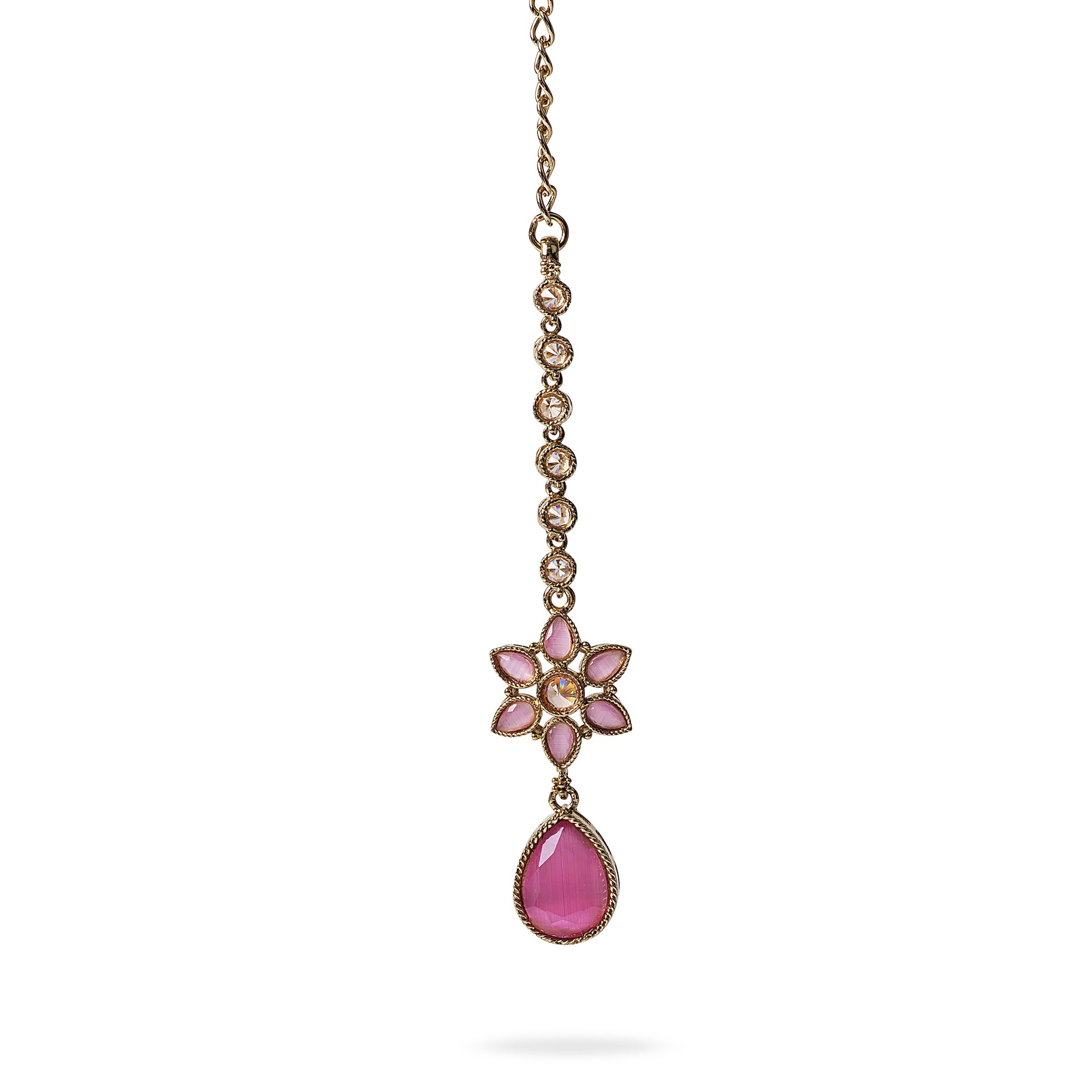 Joy Pink Maang Tikka