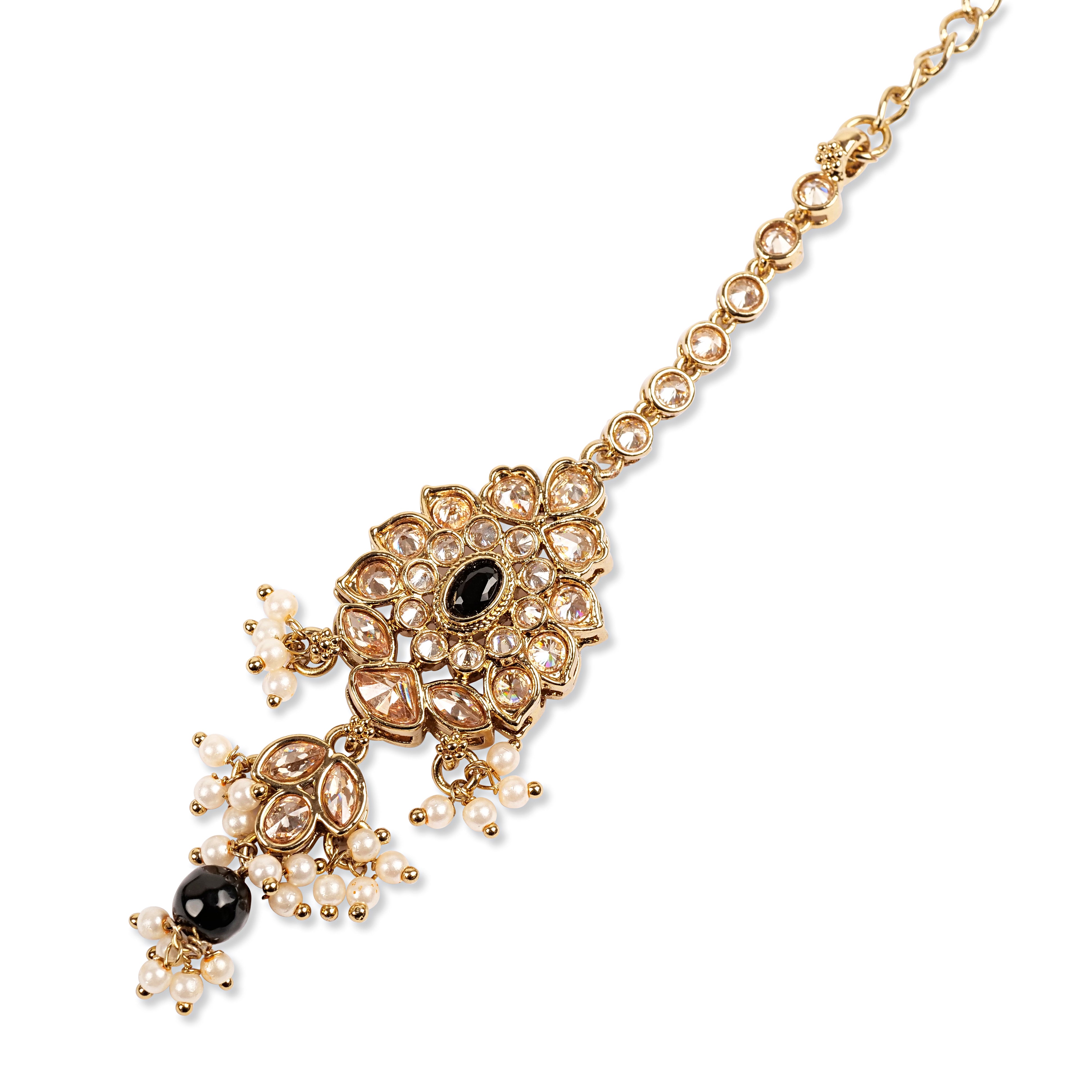 Alaya Maang Tikka in Black