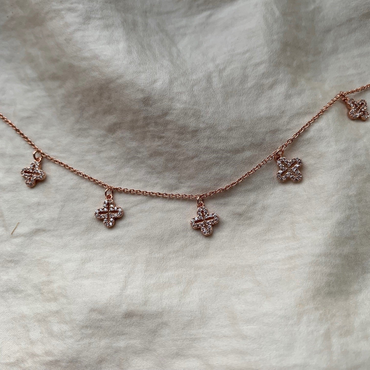 Rose Gold Charm Bracelet