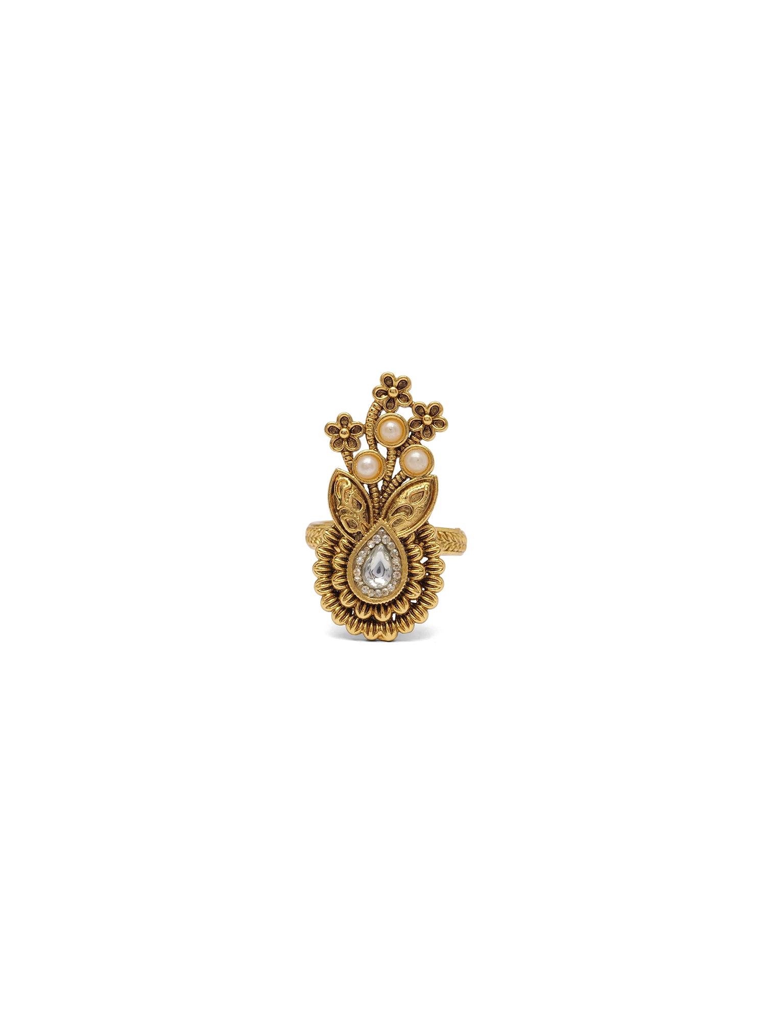 Aarzoo Classic Ring in White