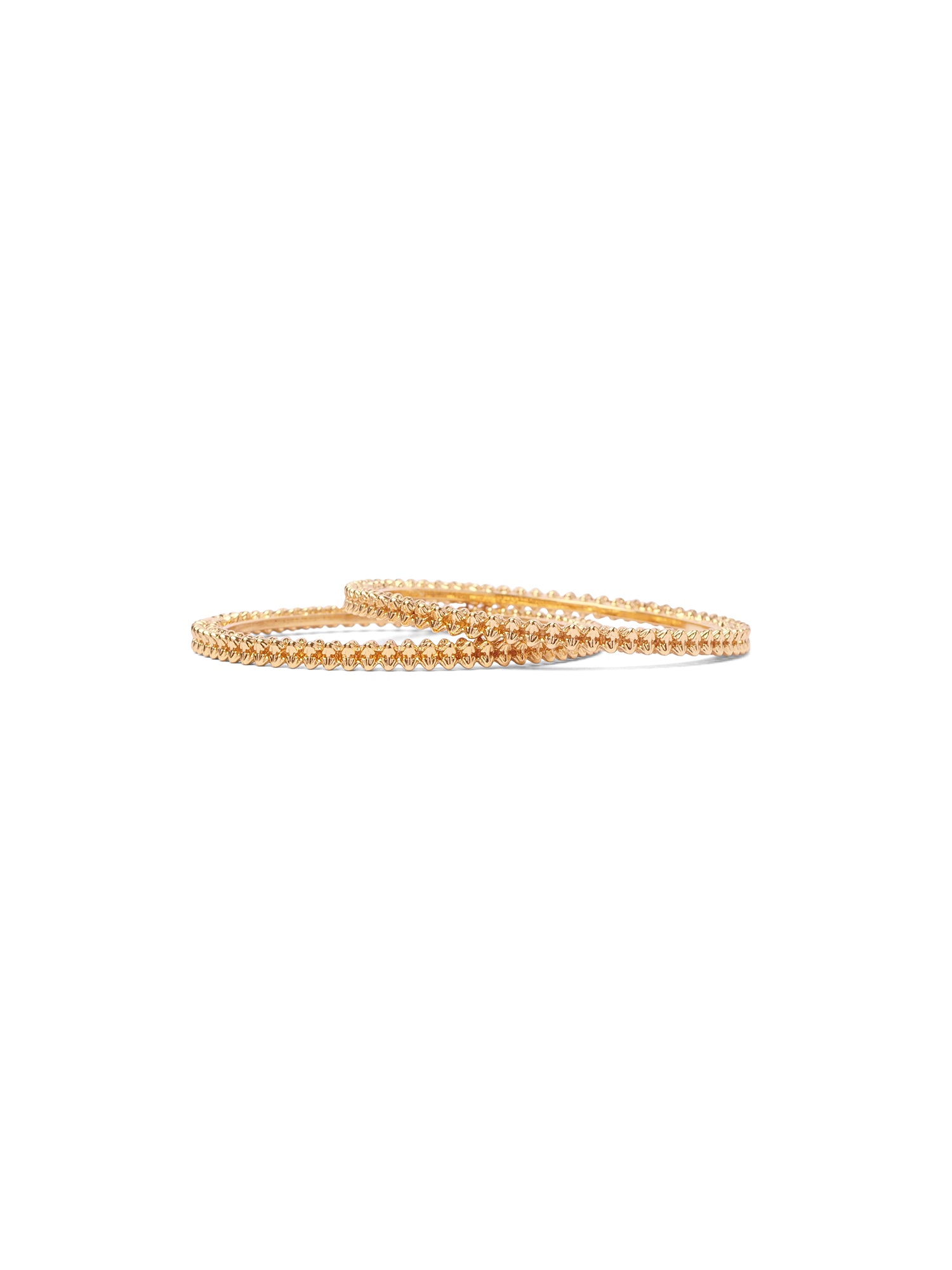 Aasha Classic Bangles in Champagne