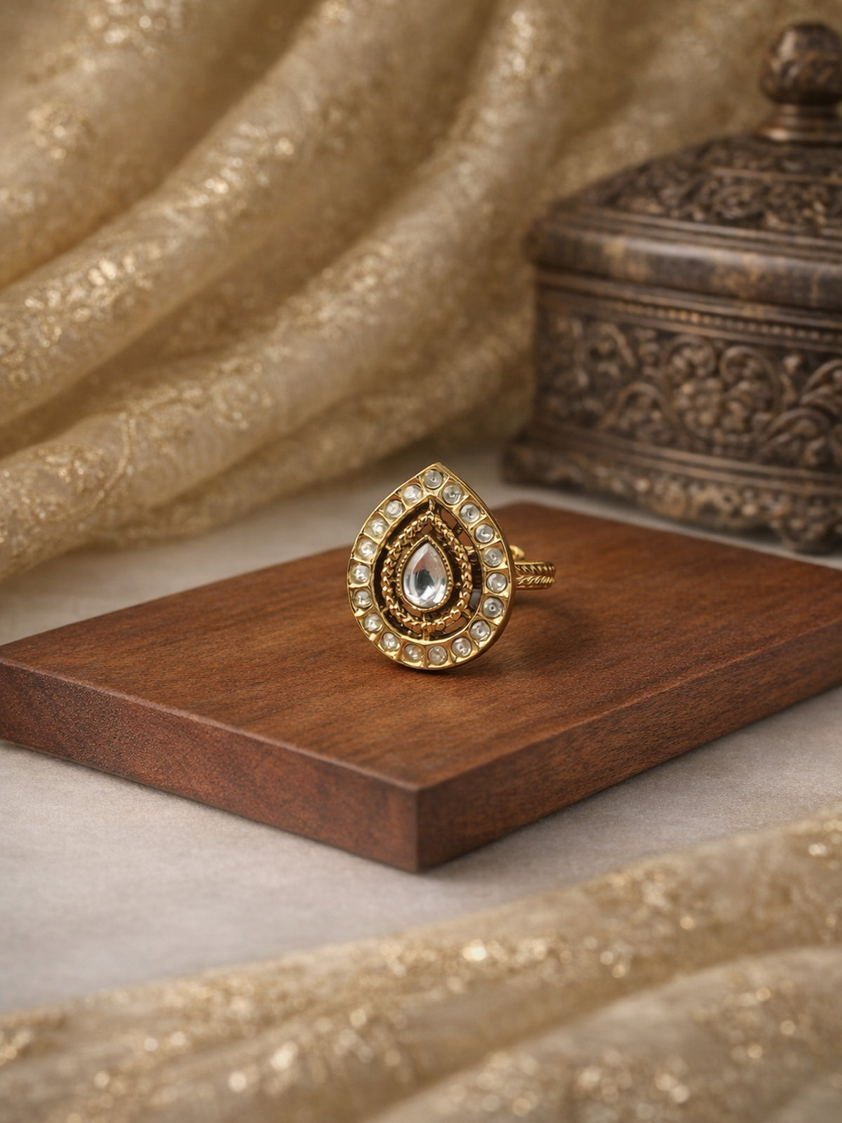 Abeeha Classic Ring in White