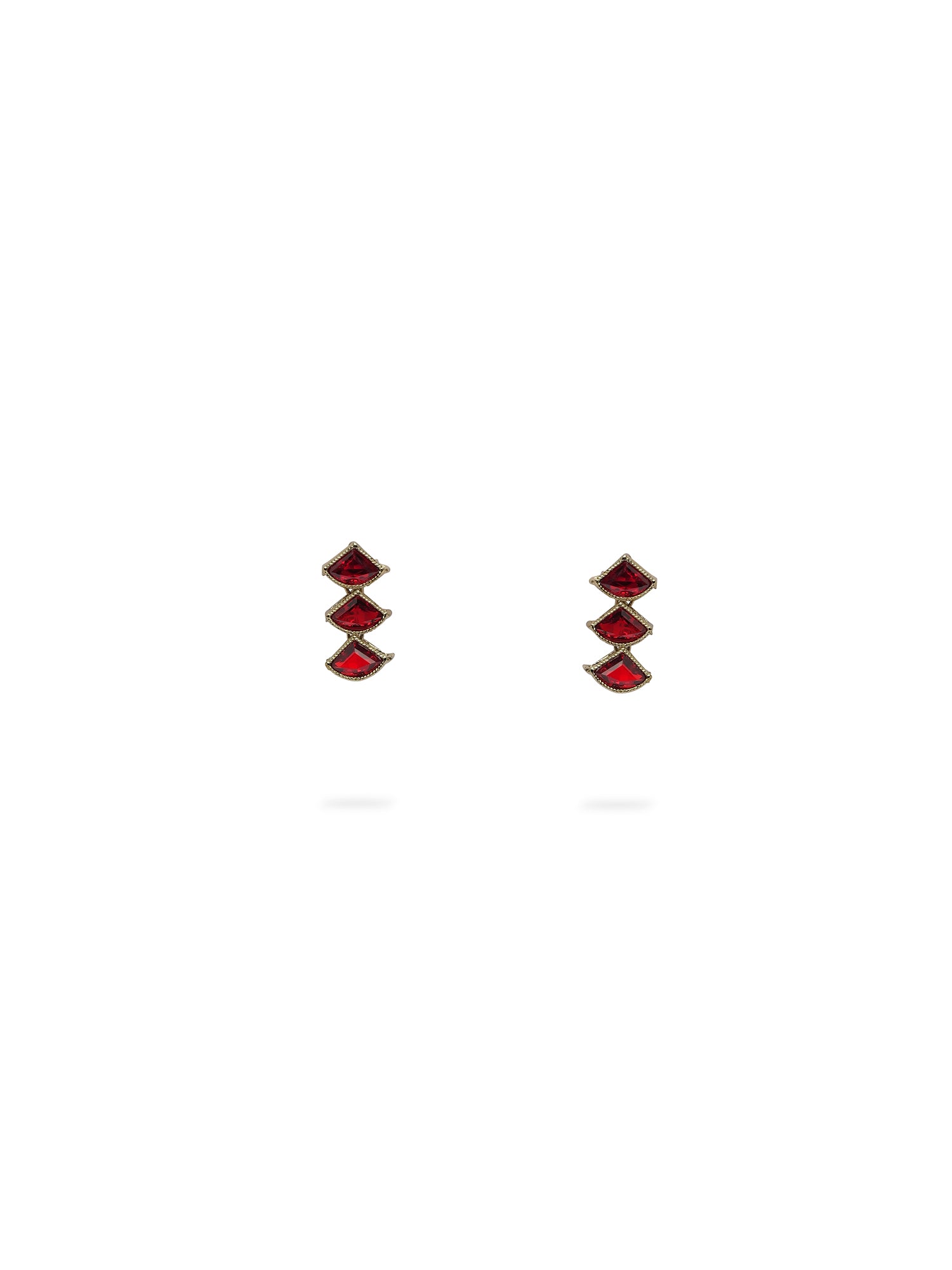 Aleena Simple Neclace Set in Maroon