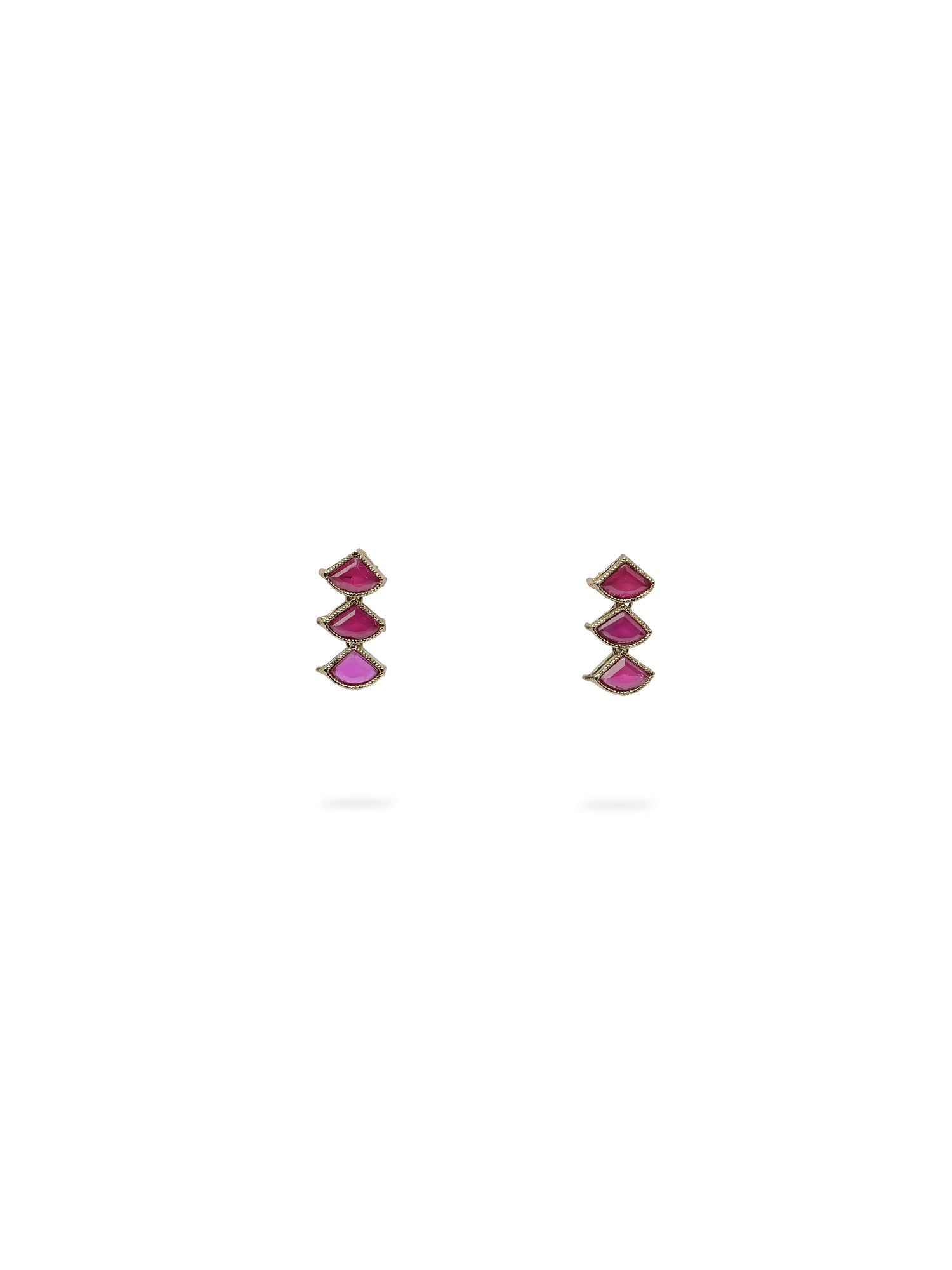 Aleena Simple Neclace Set in Ruby