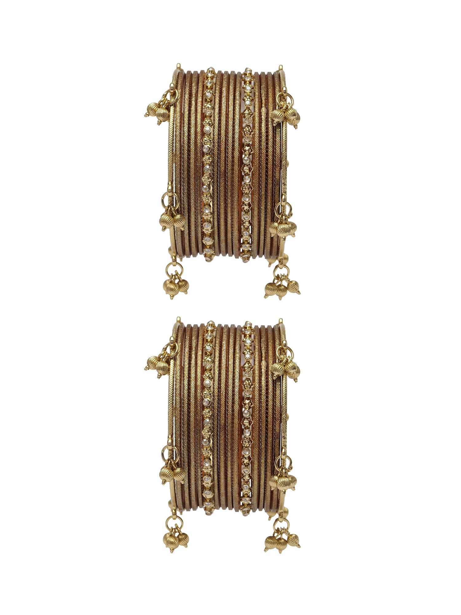 Amani Kashmiri Bangle Set in Dark Brown