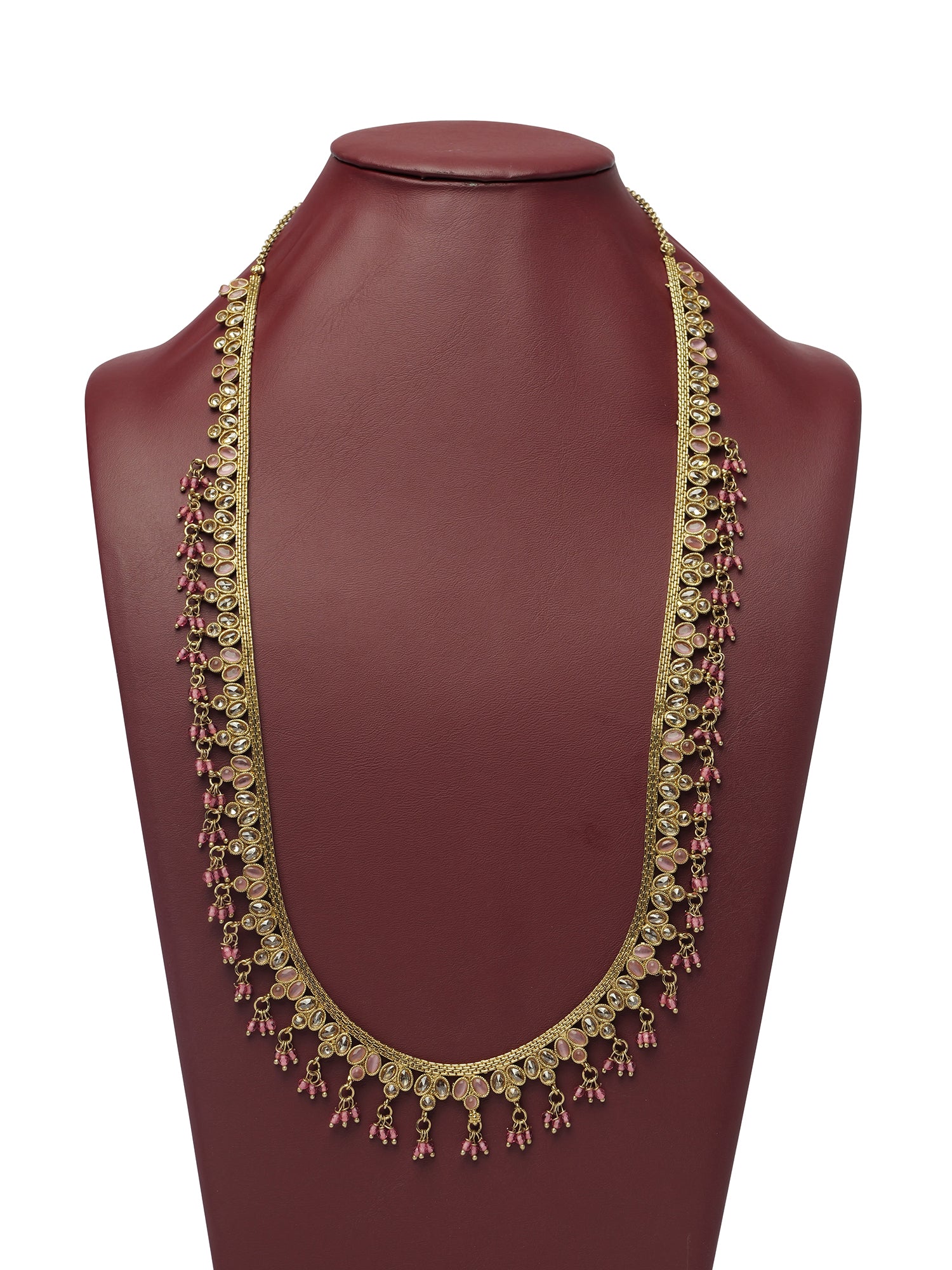 Ameera Long Chain in Light Pink