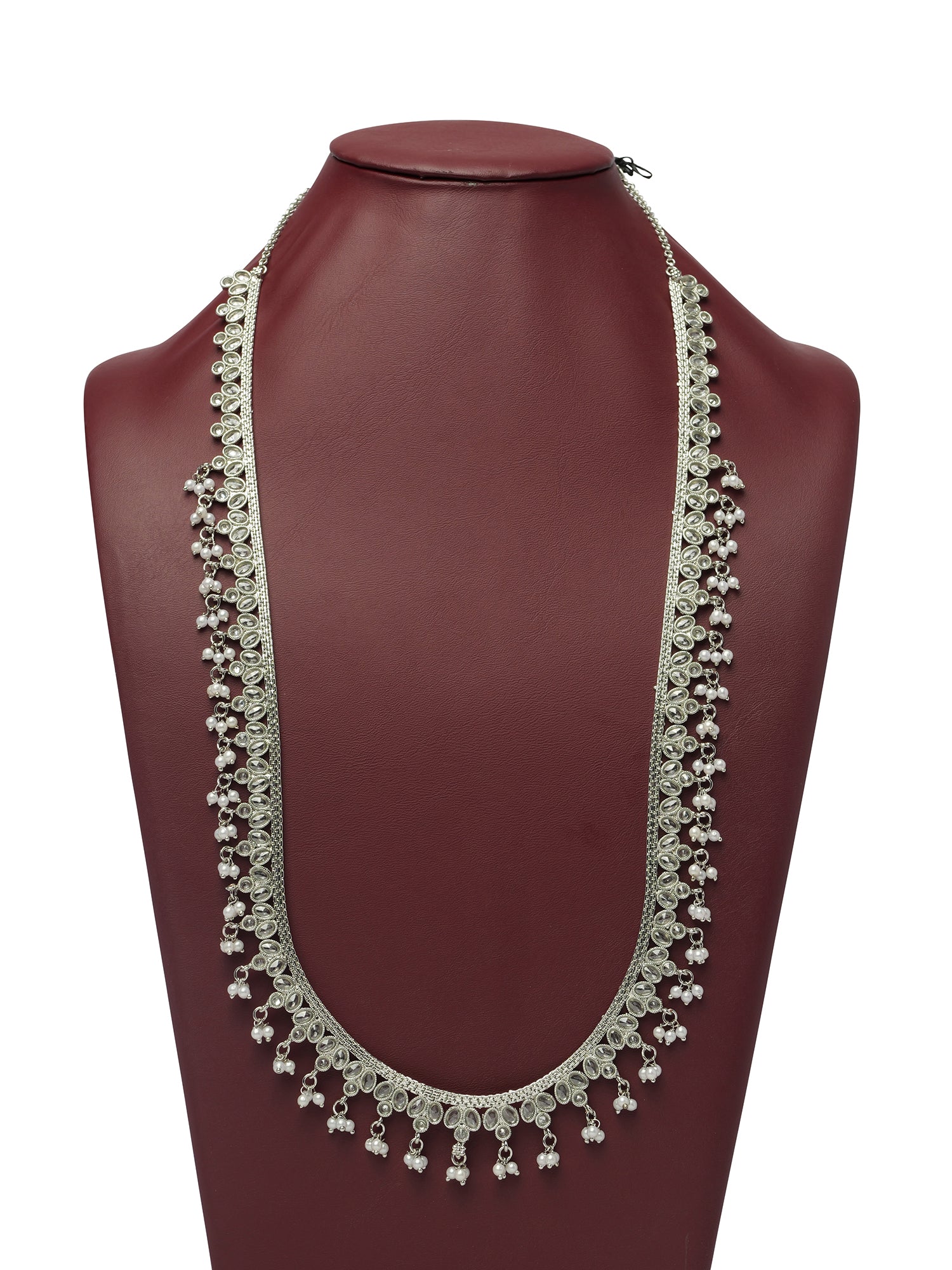Ameera Long Chain in Rhodium