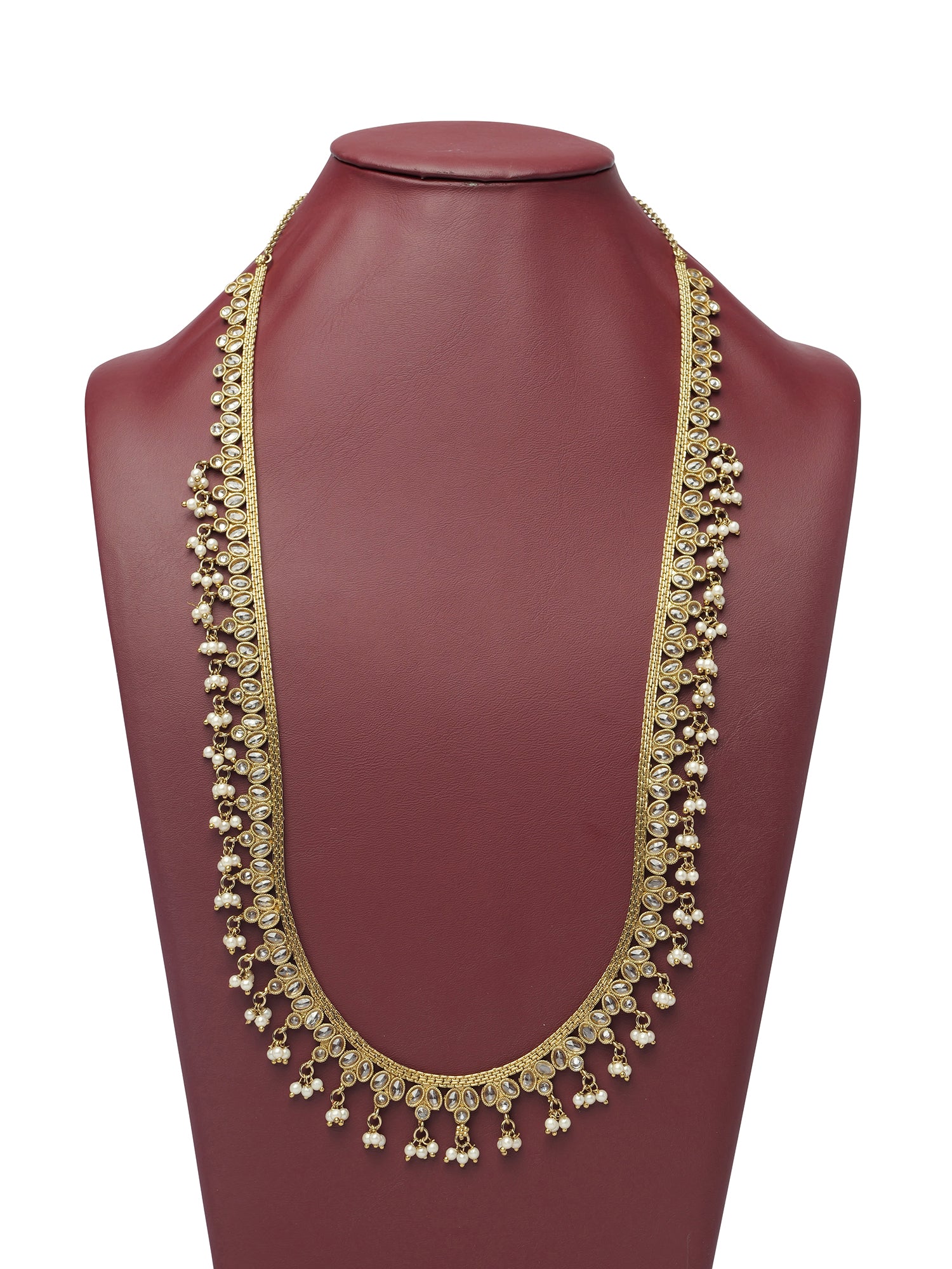 Ameera Long Chain in White