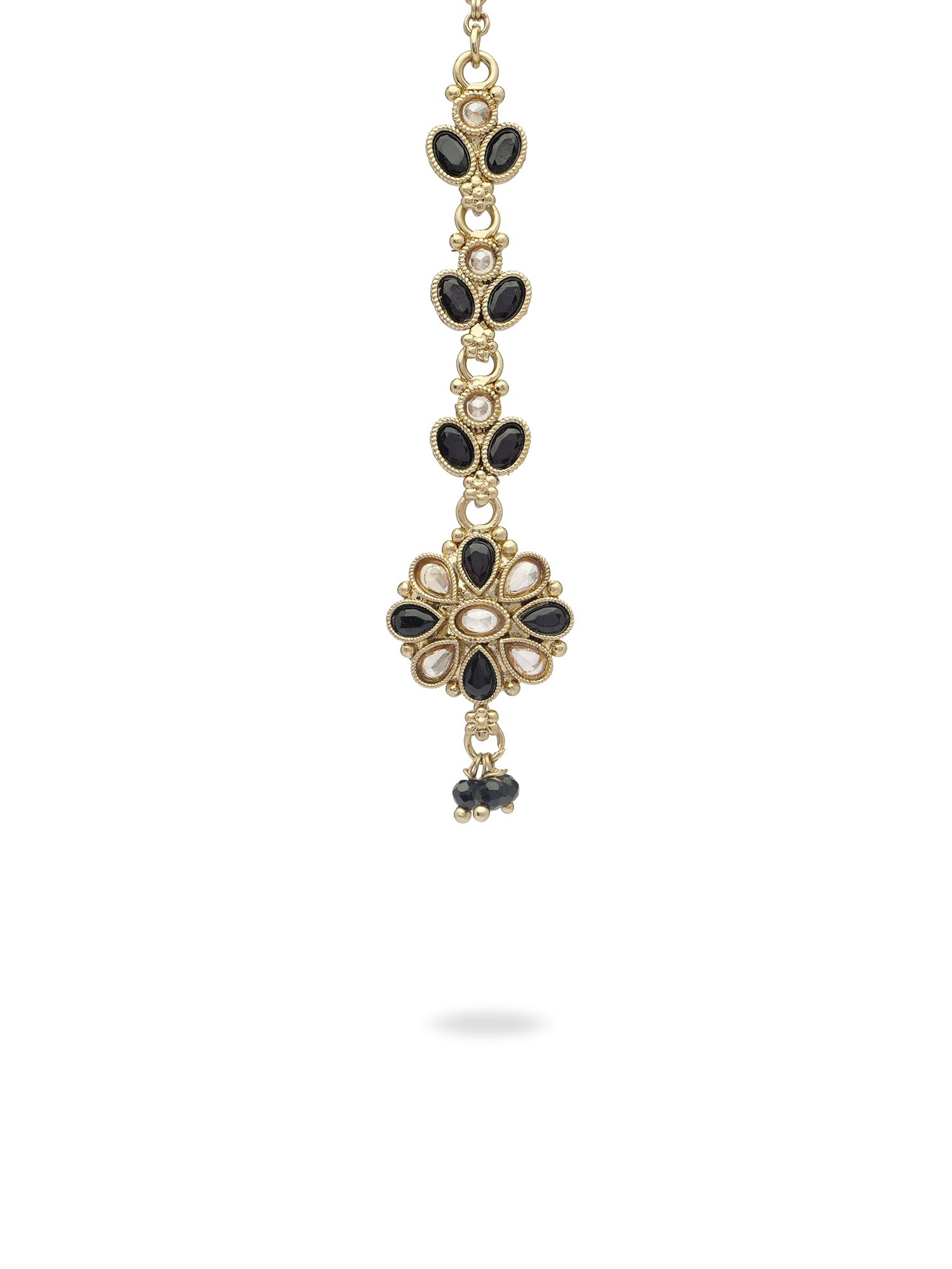 Ameera Necklace Set in Black