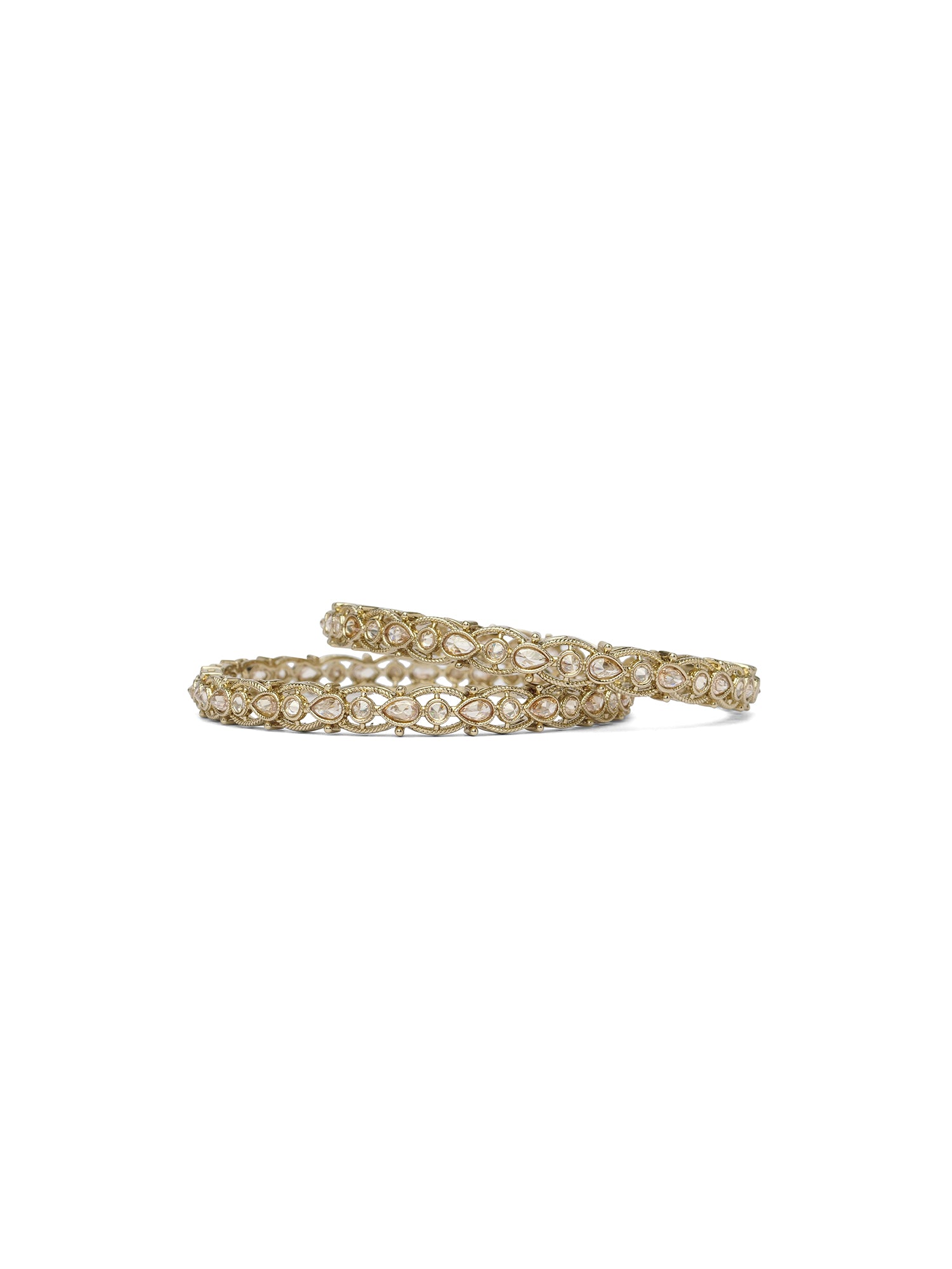 Amreen Kada Bangles in Champagne