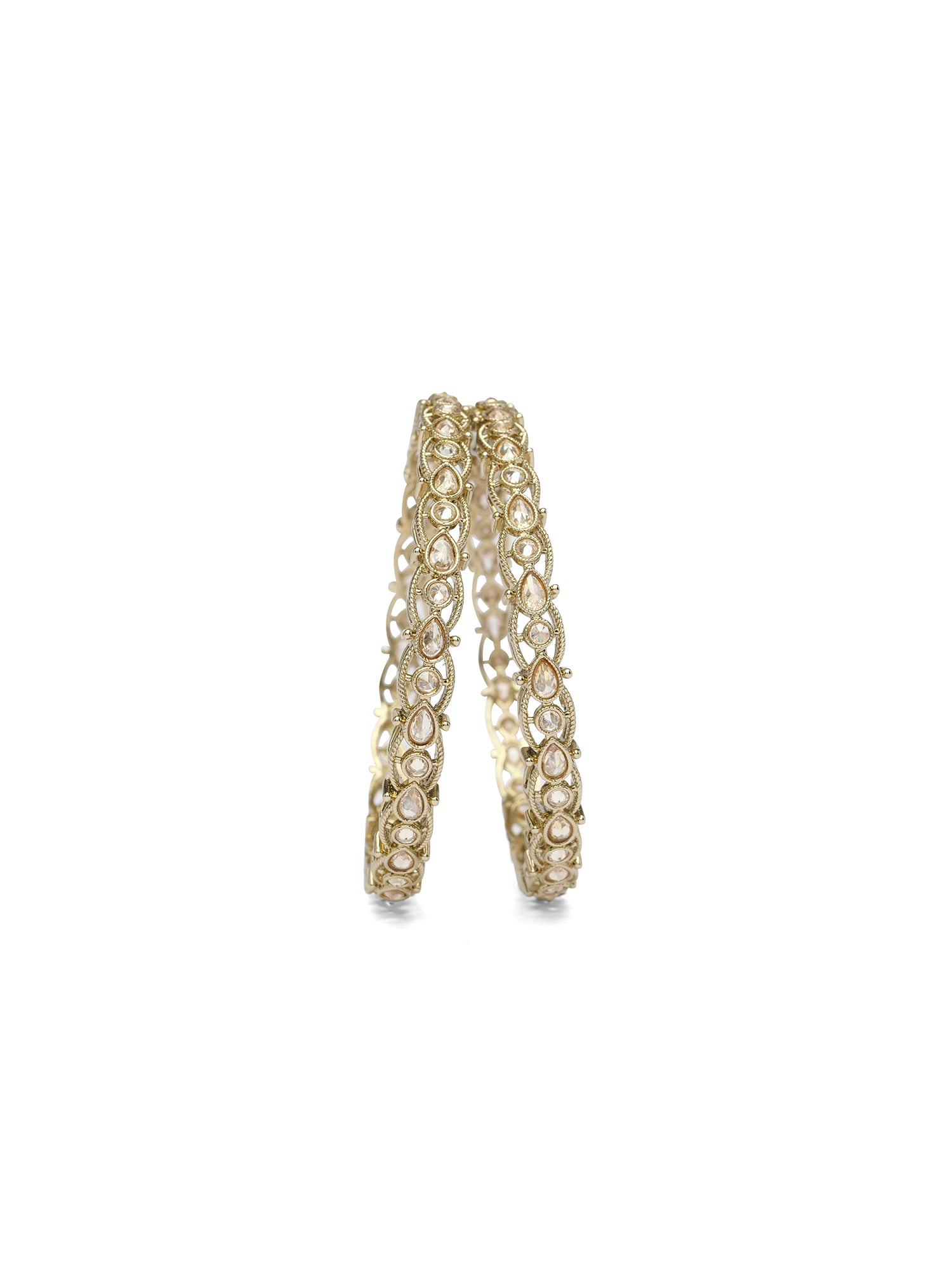 Amreen Kada Bangles in Champagne
