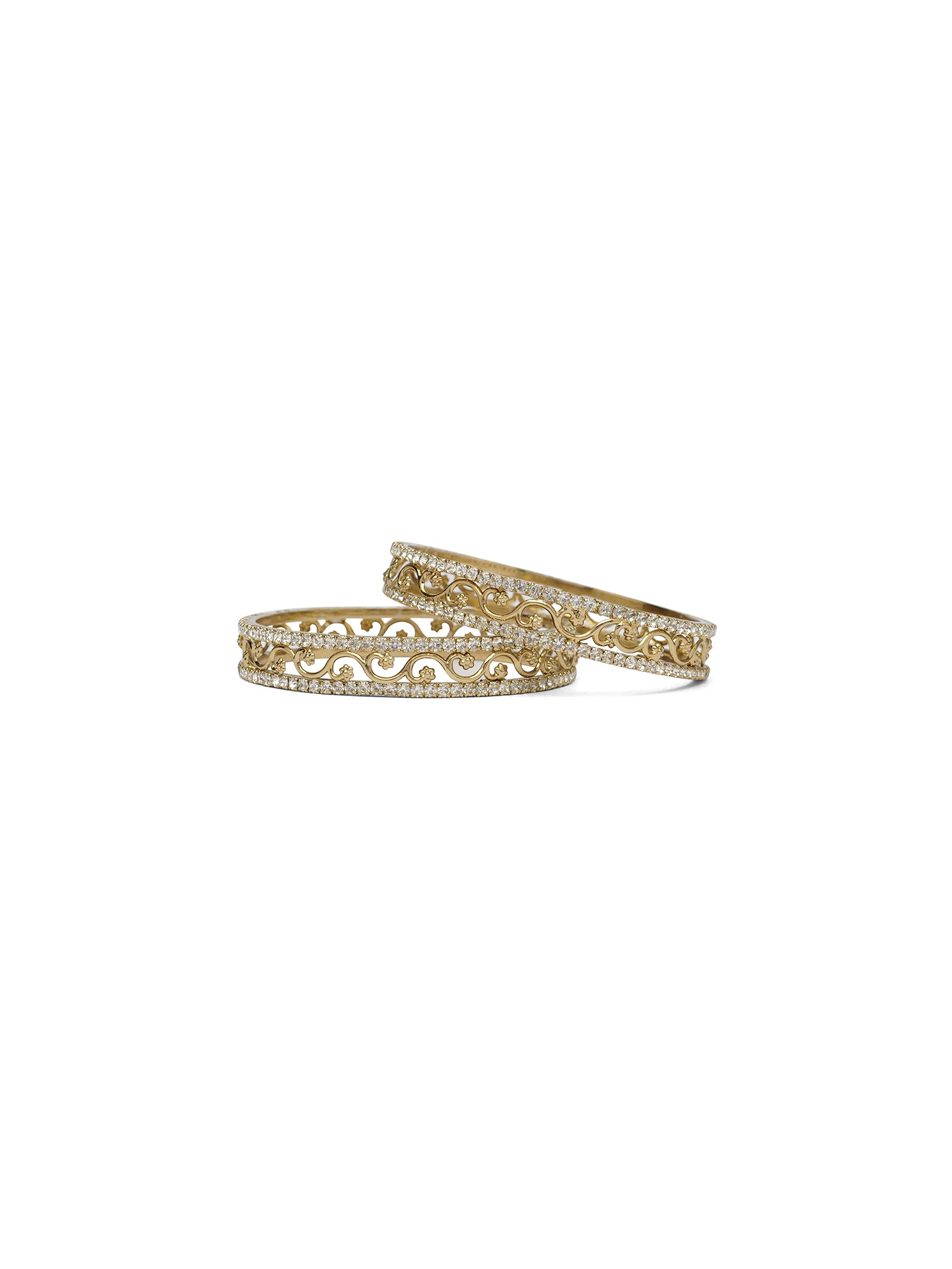Anika Children's Bangles in Antique Gold