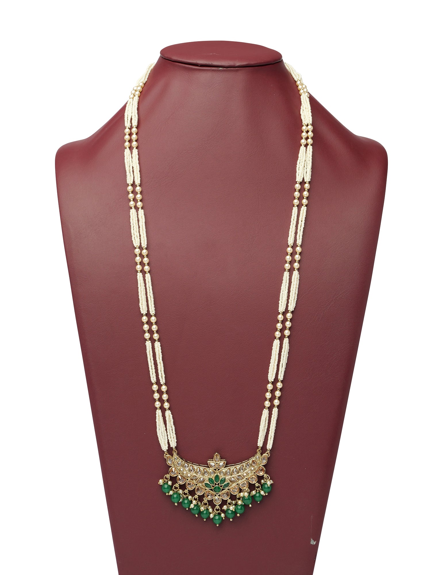 Antara Pearl Rani Haar in Green