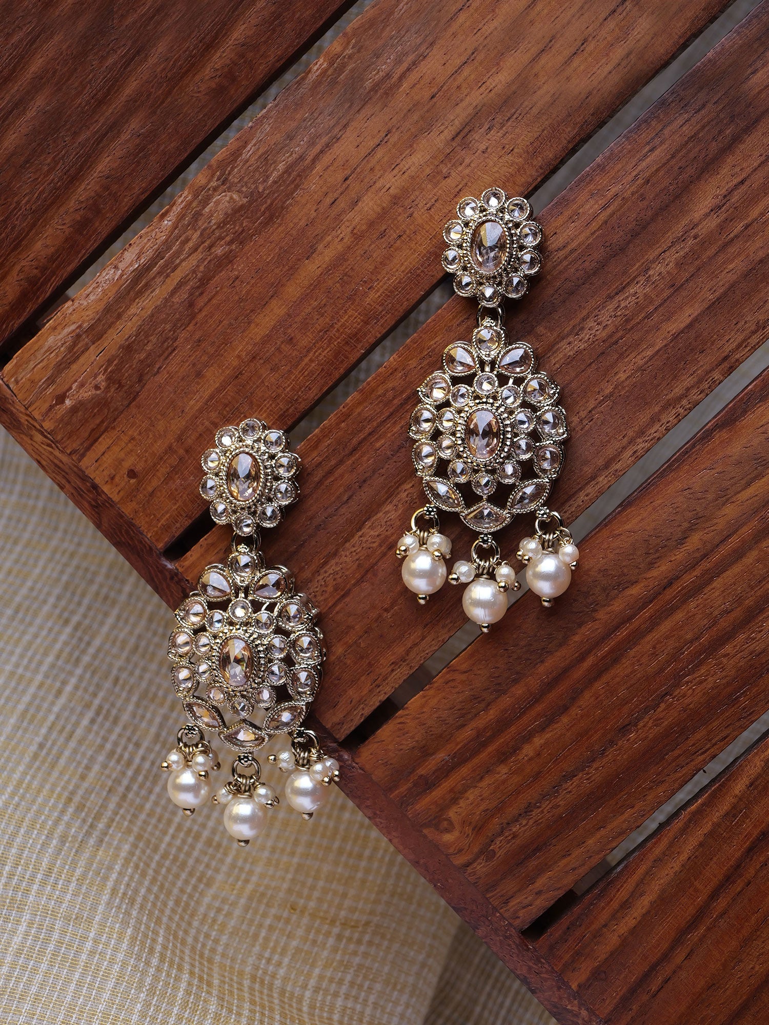 Anvika Earrings in Champagne