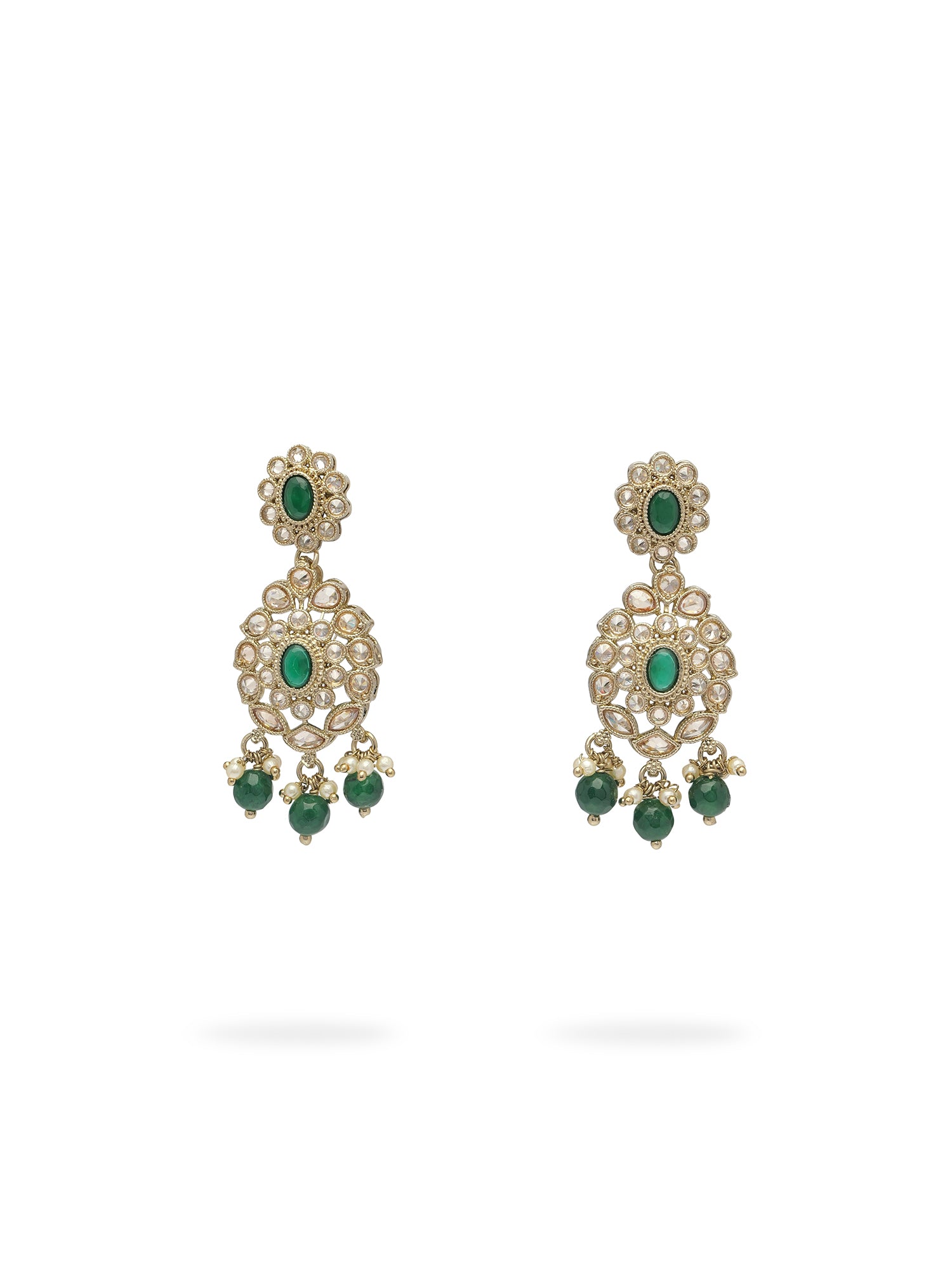 Anvika Earrings in Green