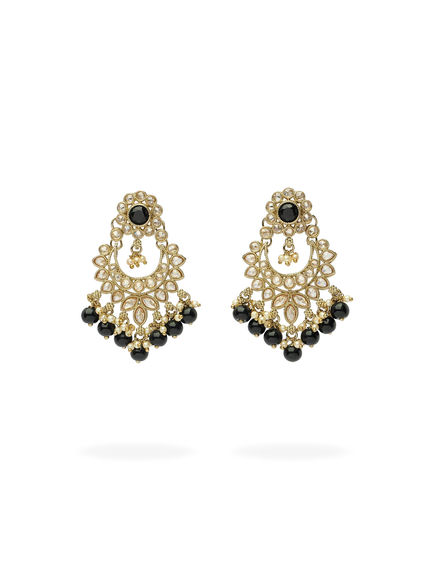 Arana Necklace Set in Black