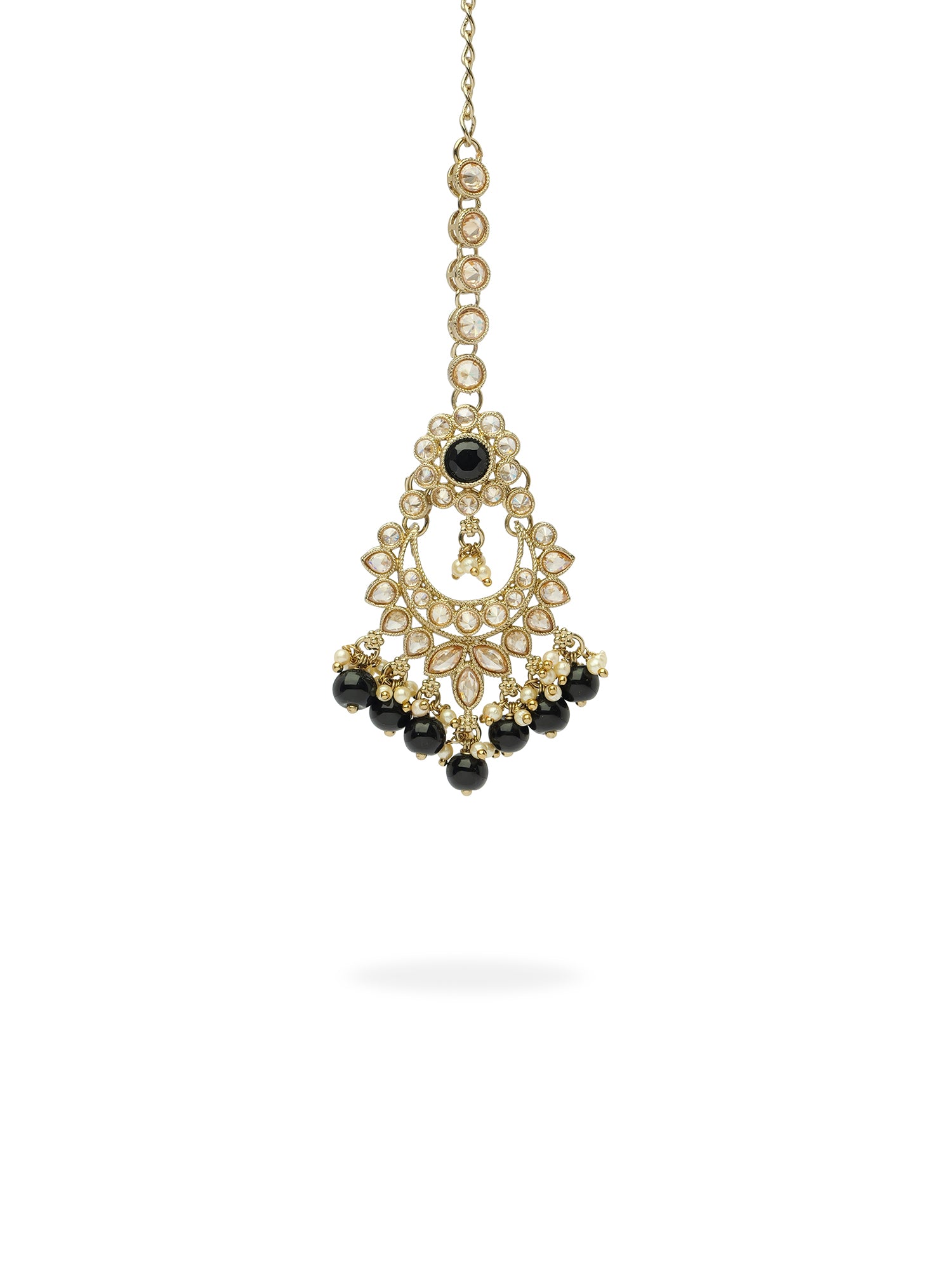 Arana Necklace Set in Black