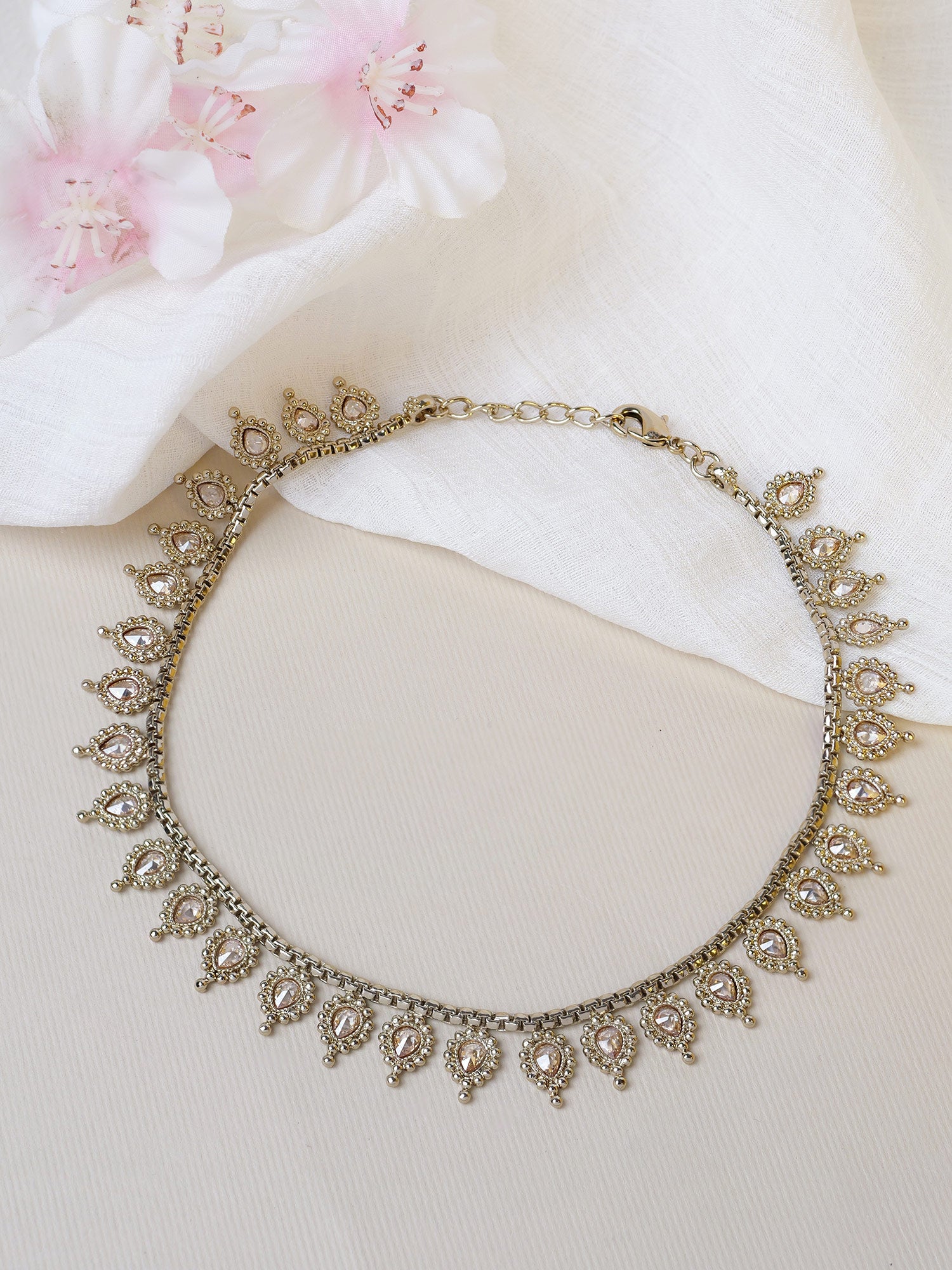 Arisa Anklet in Champagne